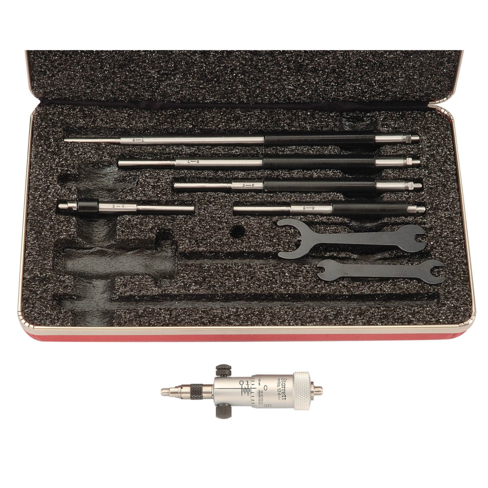 124Az Solid -Rod Inside Micrometer Set