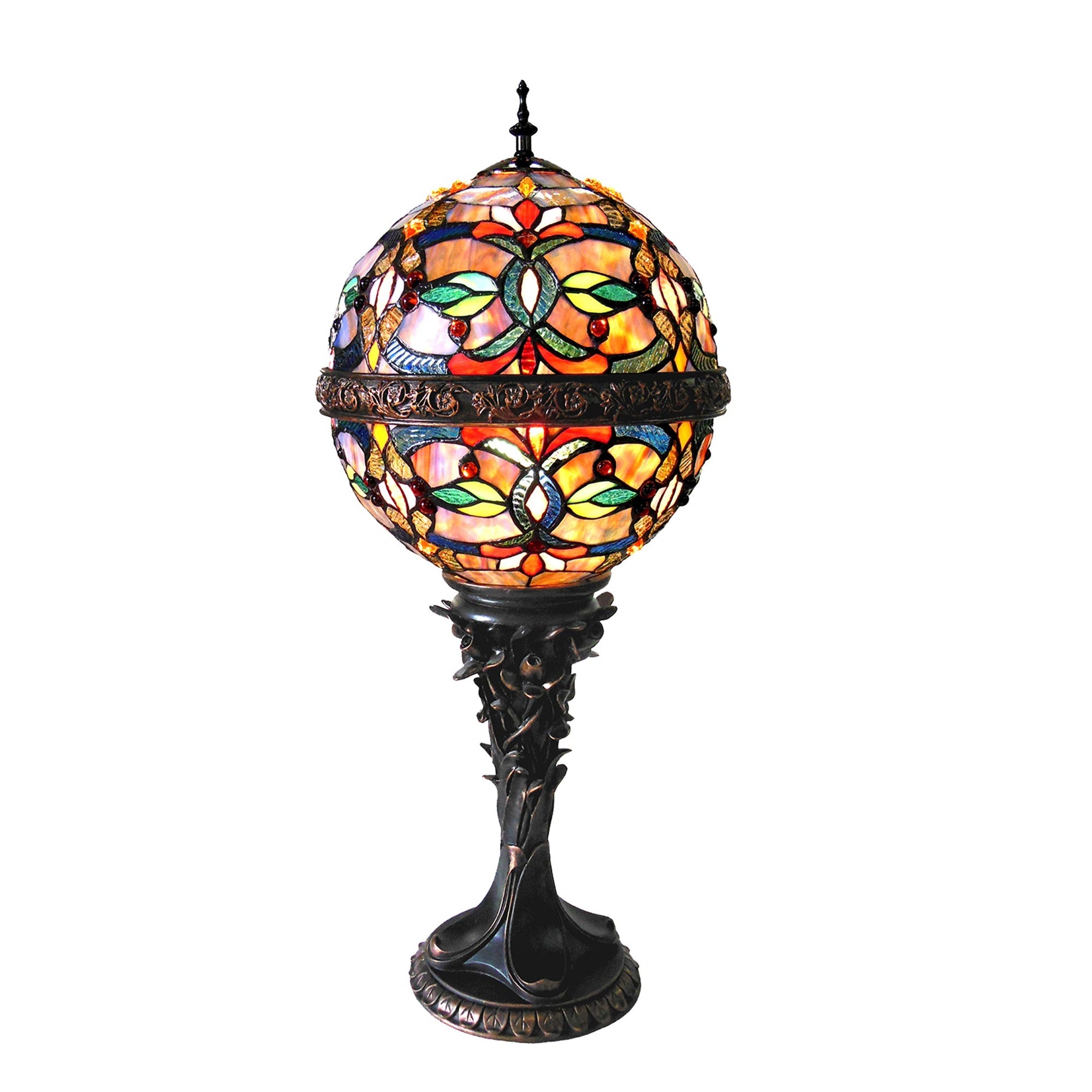 Chloe CH1T195BV11-TL1 Table Lamp, Multi-Colored