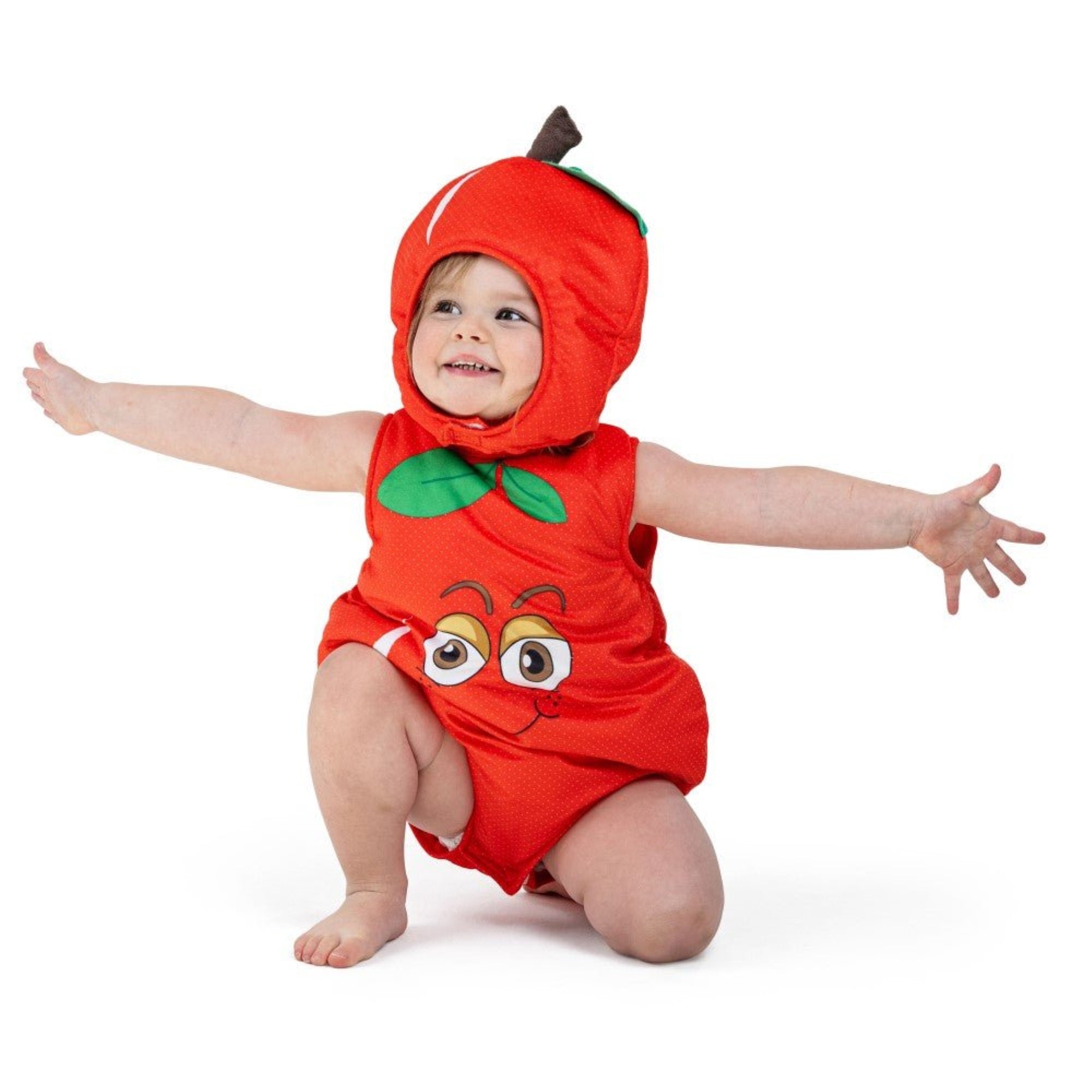 Apple Romper - 6-12 Months
