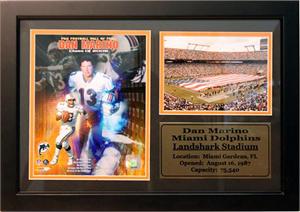 12x18 Photo Stat Frame - Dan Marino Miami Dolphins