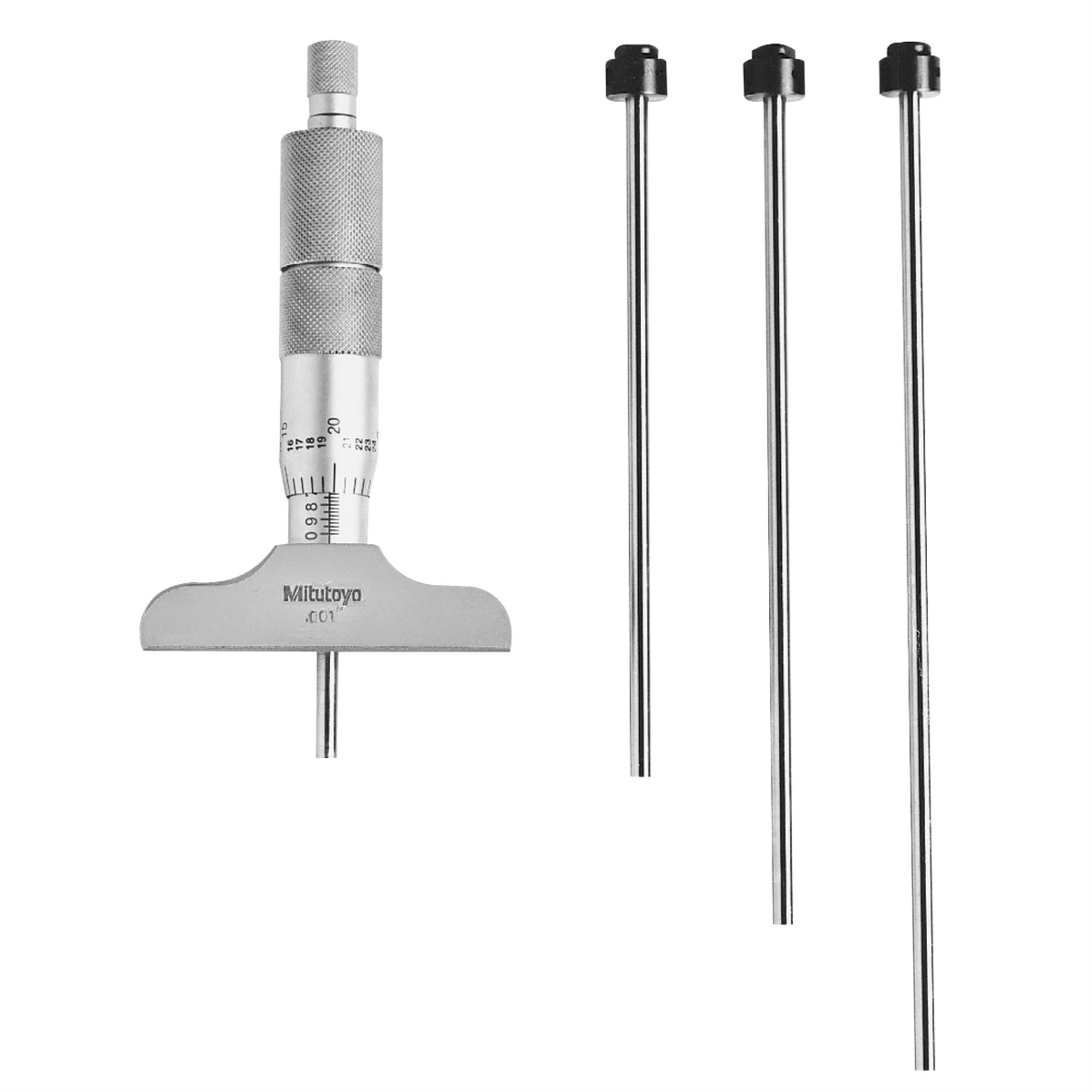 Mec Dpth Mic, 0-4 In, .001 In, Rs