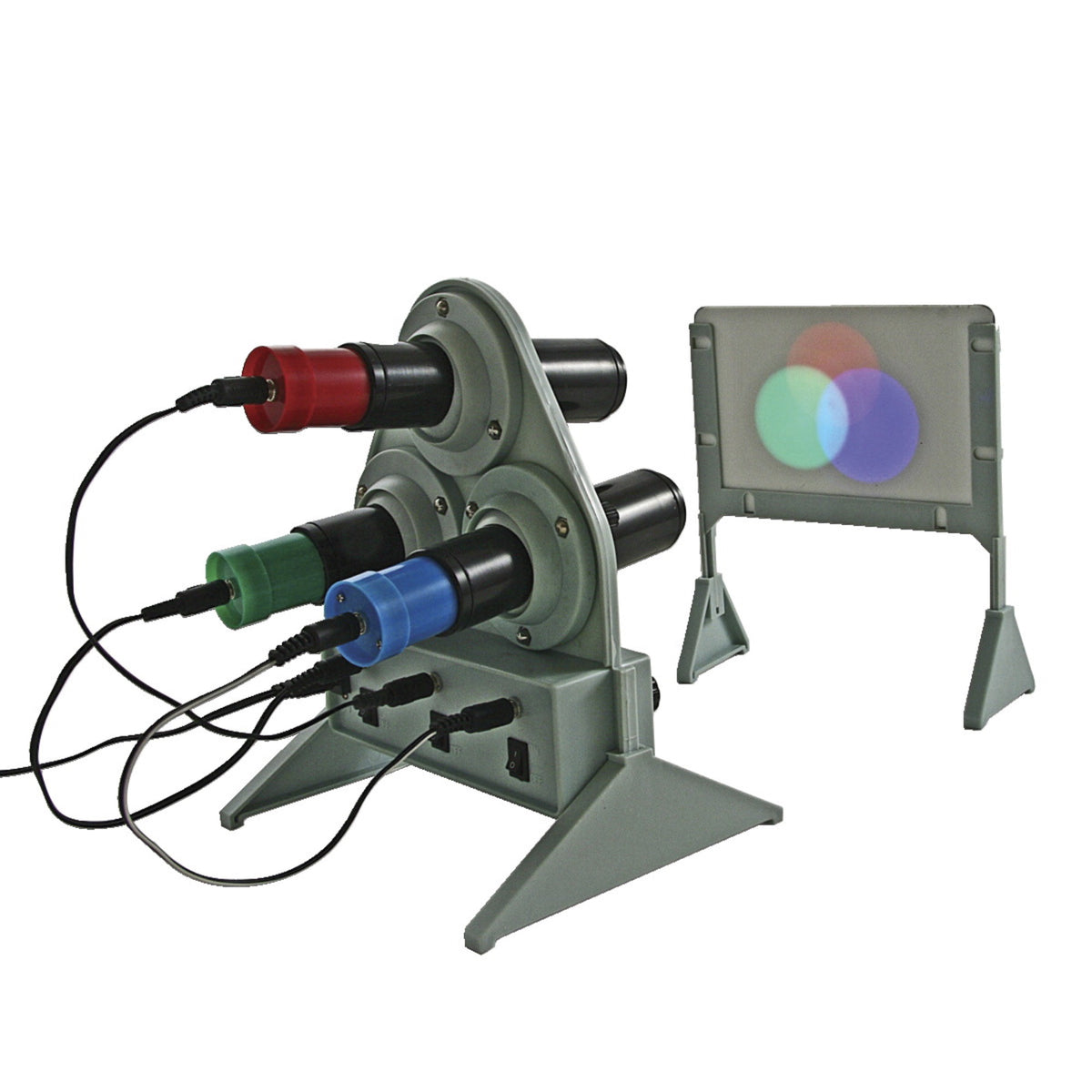 Frey Scientific Color Mixing Apparatus, 3 Colored Led Lamps