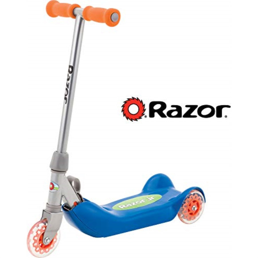 Razor Jr Folding Kiddie Kick Scooter-Blue