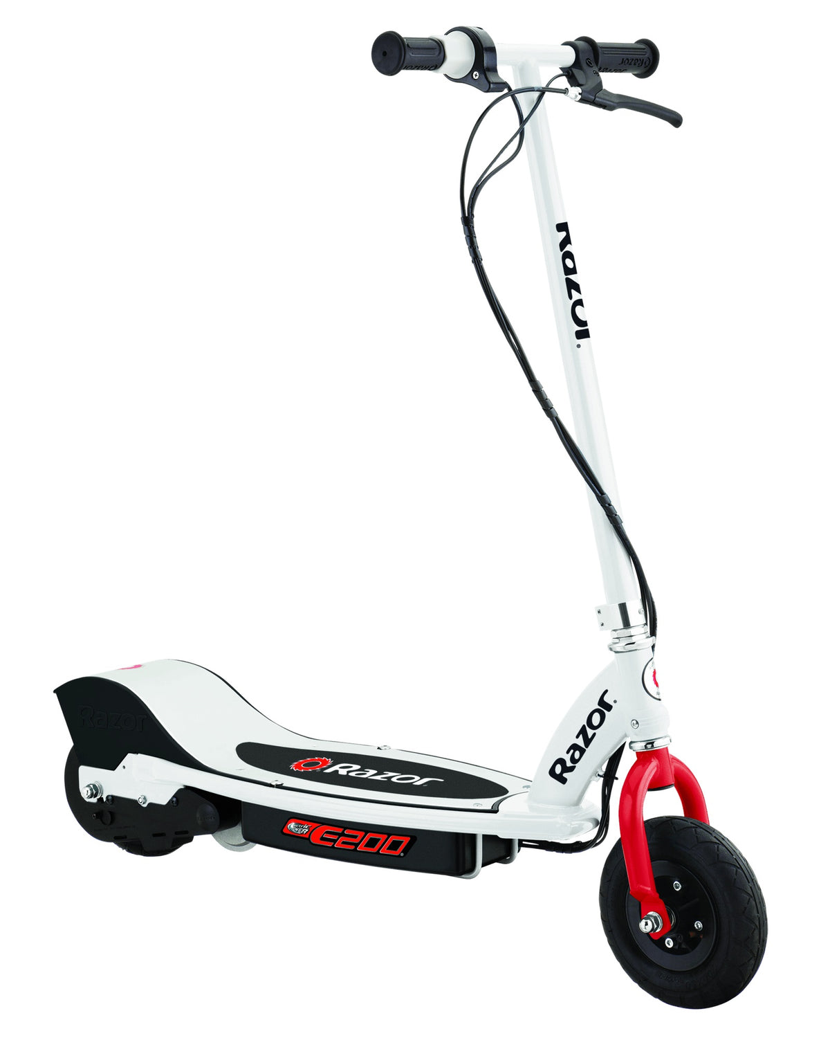 E200 Electric Scooter - White/Red