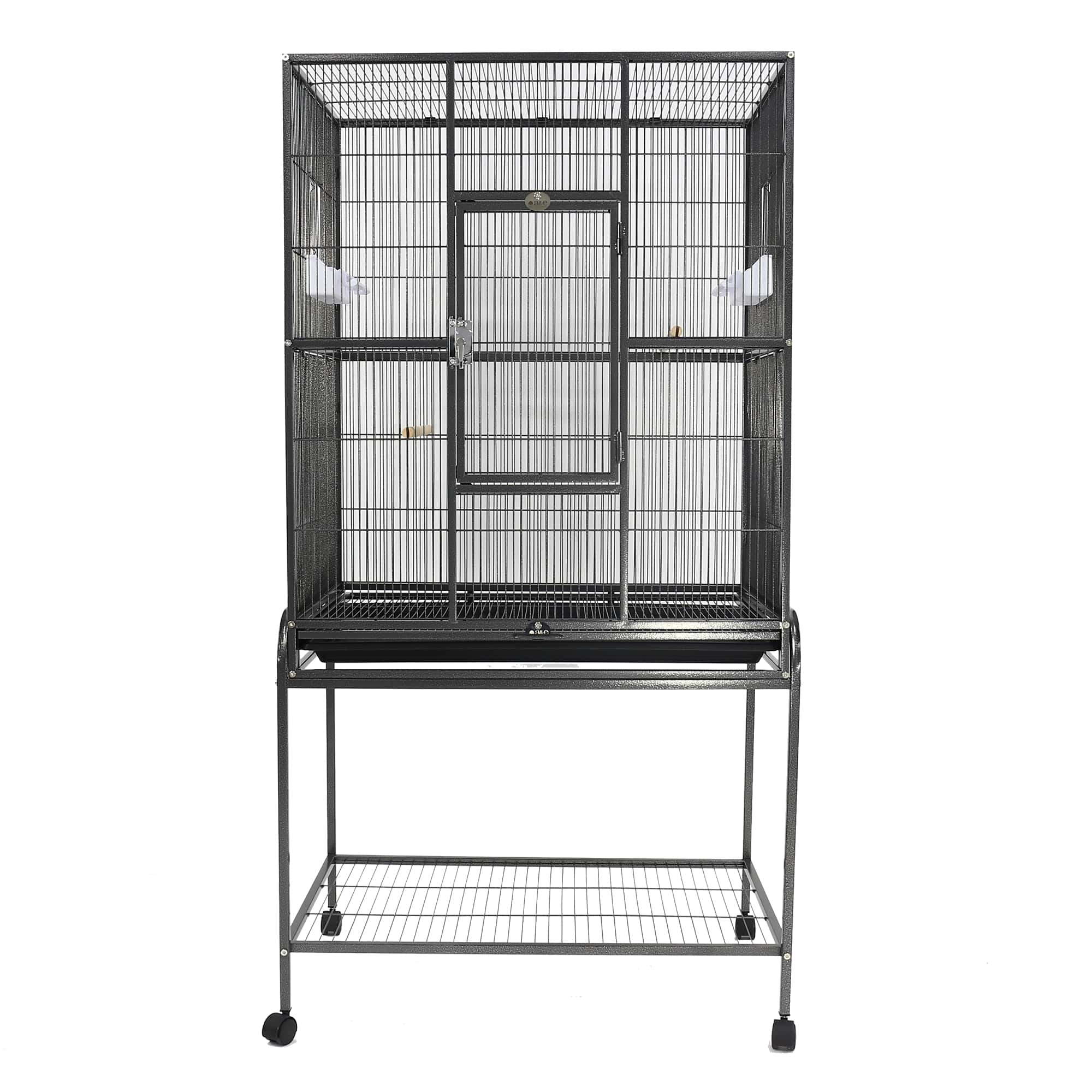 Aande Cage Co 31'X20' Flight Cage And Stand- Black
