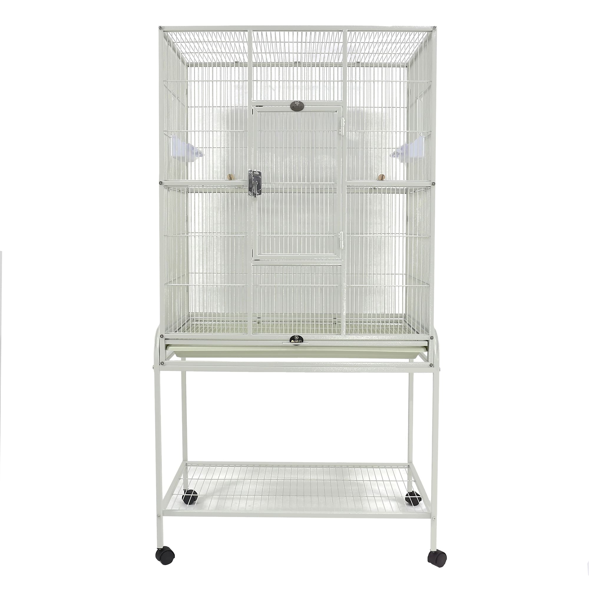 Aande Cage Co 31'X20' Flight Cage And Stand- White