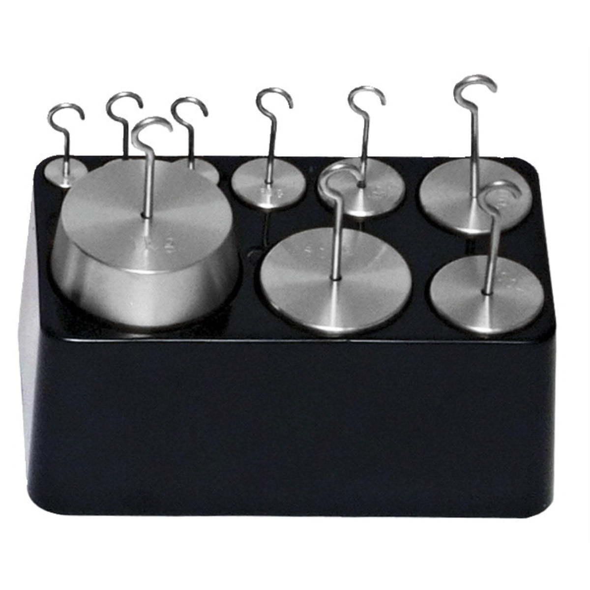 Troemner Stainless Steel Double Hooked Weights - Set Of 9