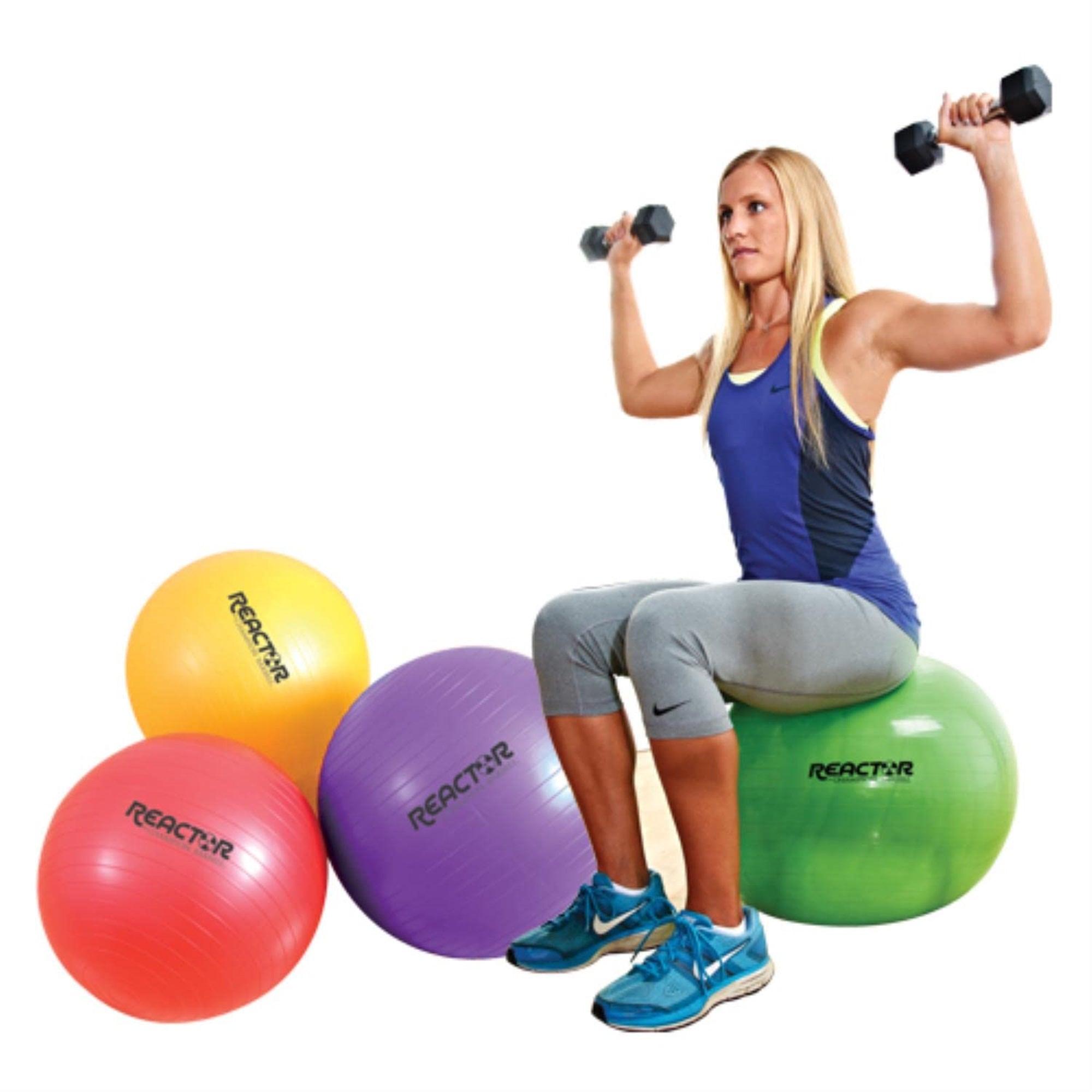 Reactor Fitness Ball (65Cm Yellow)