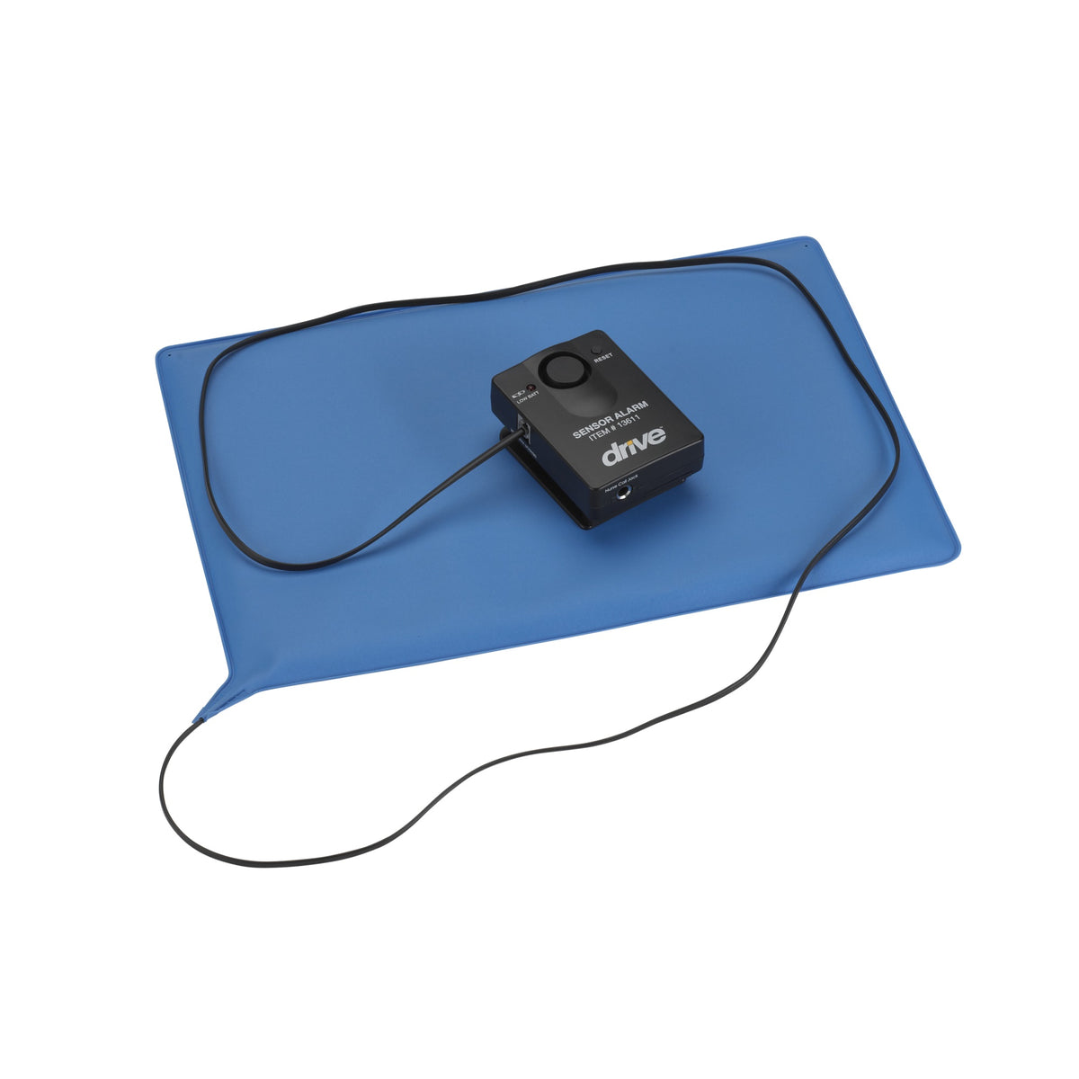 Pressure Sensitive Bed Chair Patient Alarm With Reset Button, 10 X 15 Chair Pad