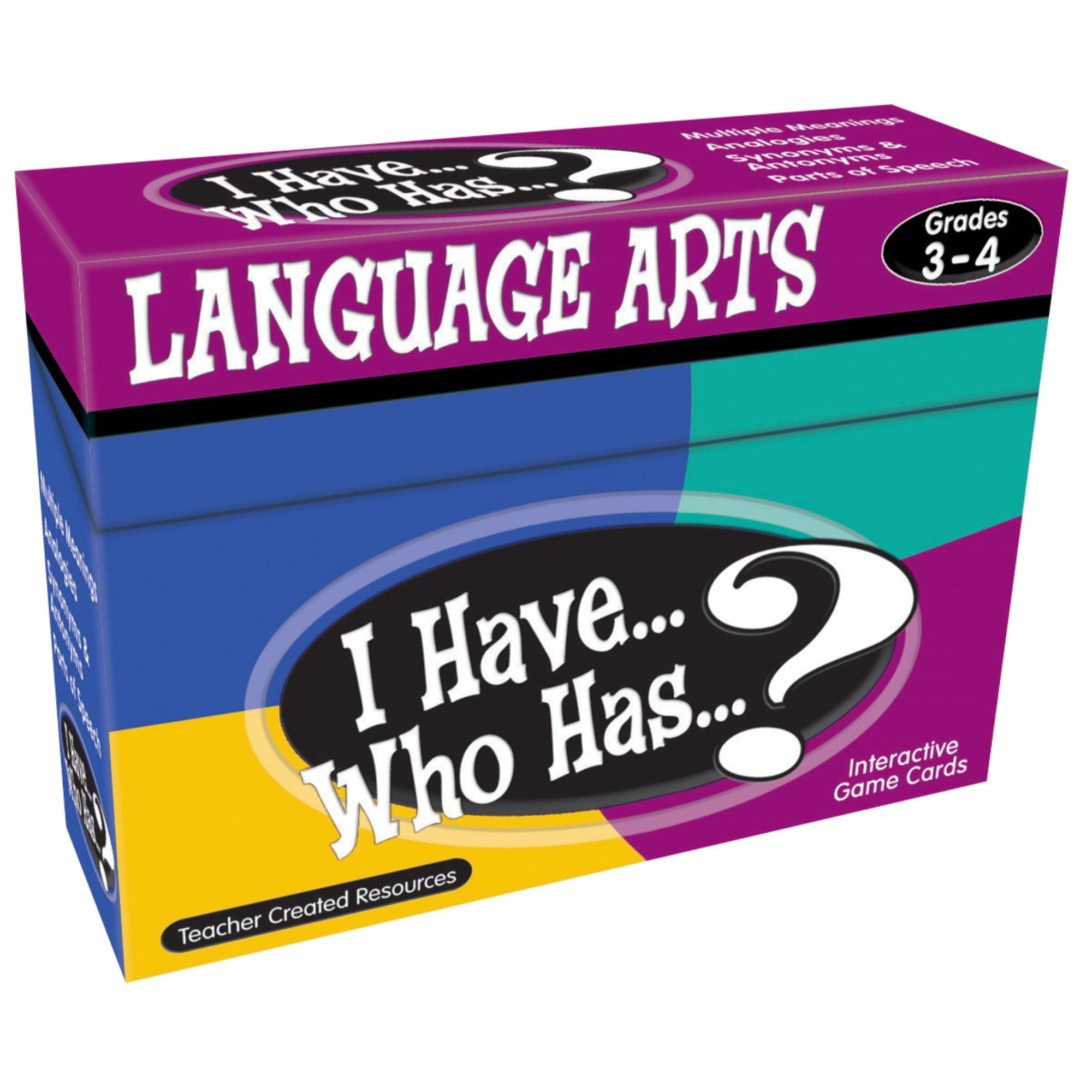 I Have... Who Has...? Language Arts Game (Gr. 3&ndash;4)