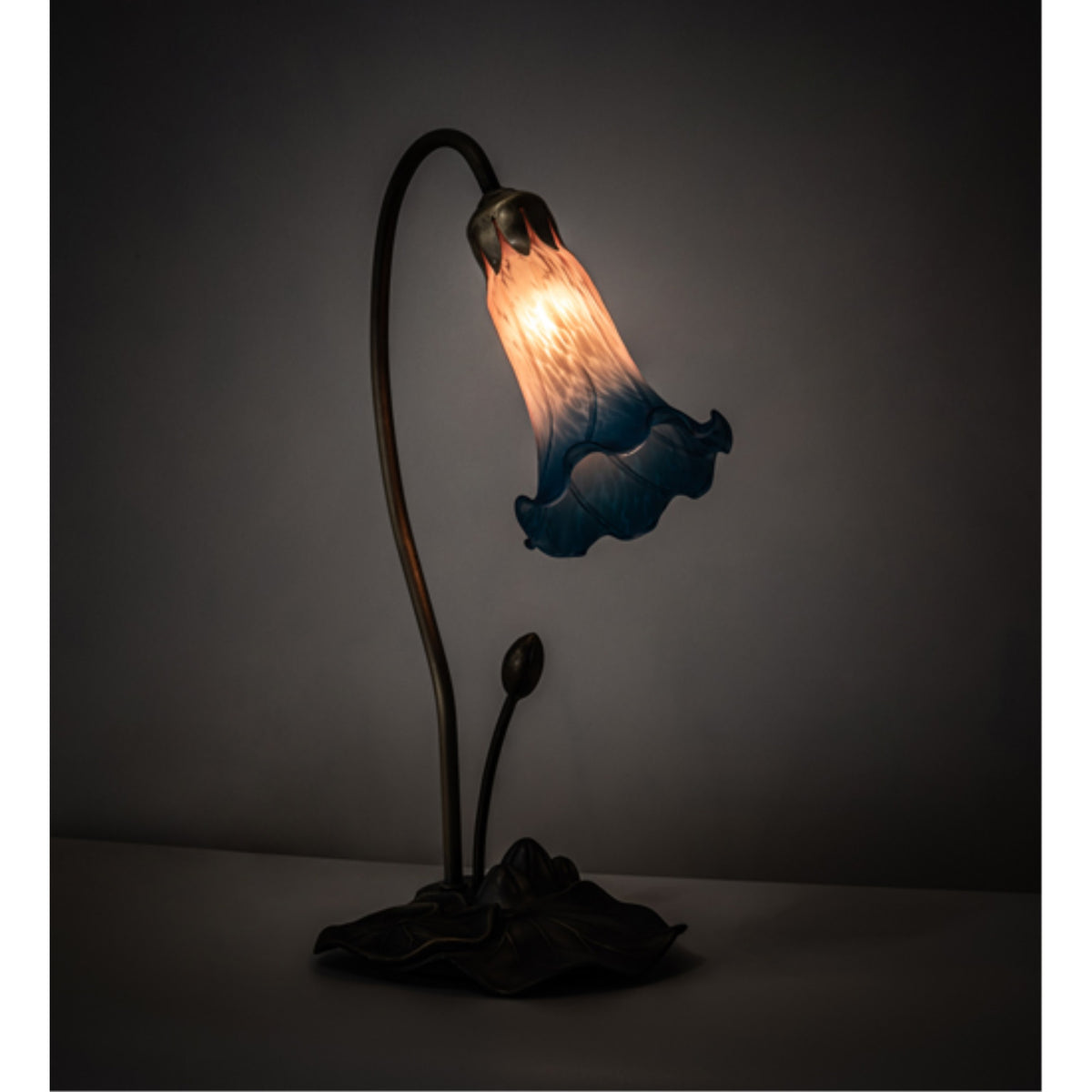 16' High Pink/Blue Pond Lily Accent Lamp