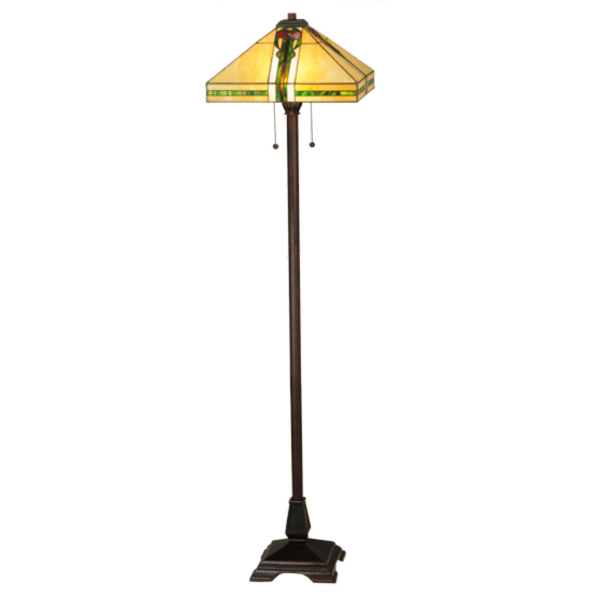 62'H Parker Poppy Floor Lamp