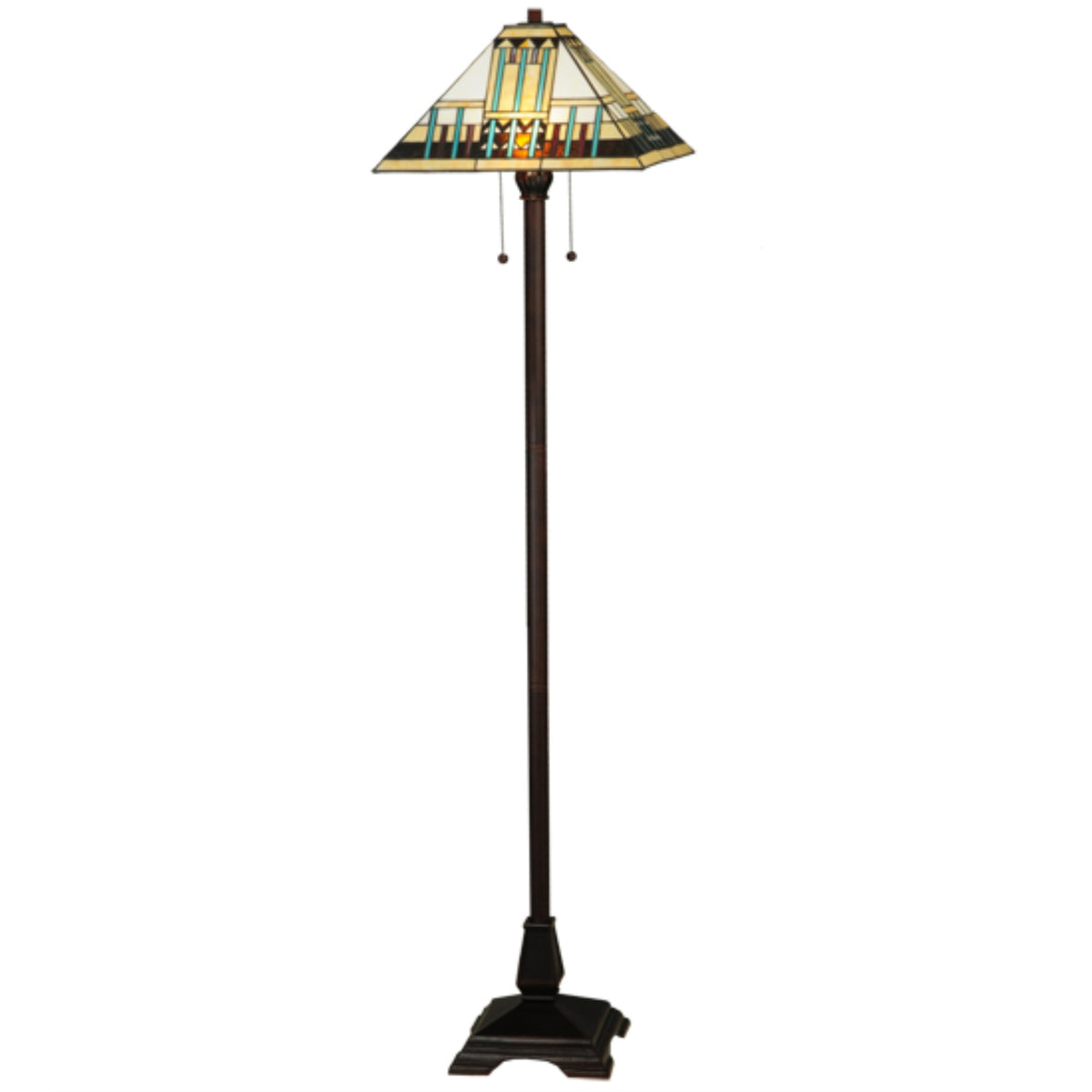 62'H Prairie Peaks Floor Lamp