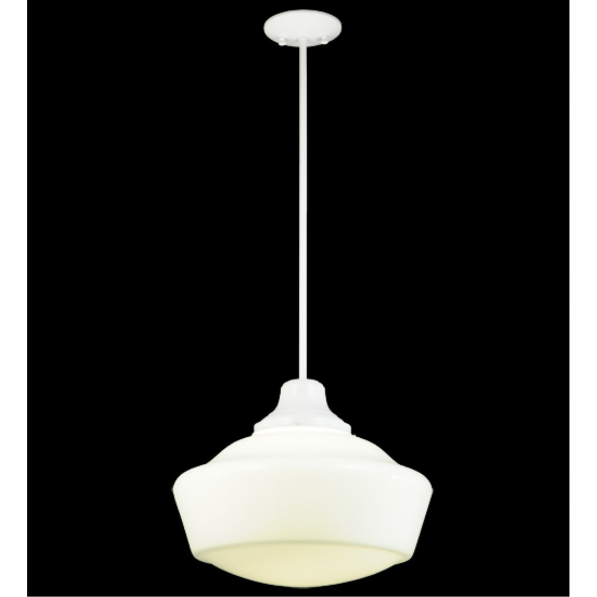 16'W Revival Schoolhouse W/Traditional Globe Pendant