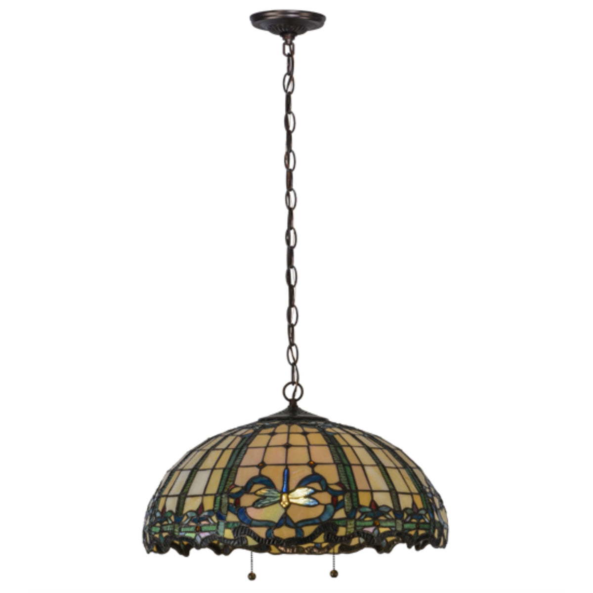 20'W Dragonfly Trellis Pendant