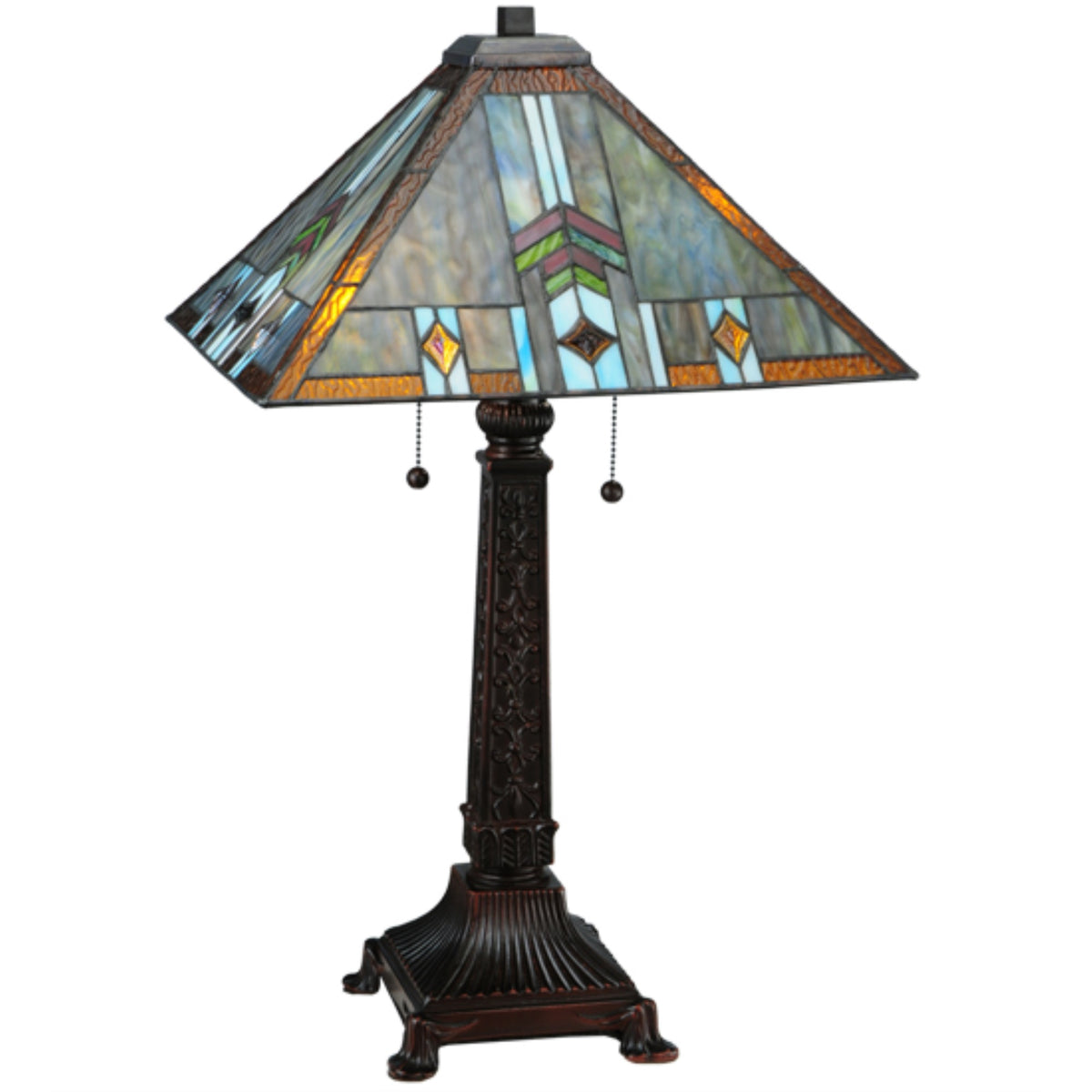 26'H Prairie Wheat Sunshower Table Lamp