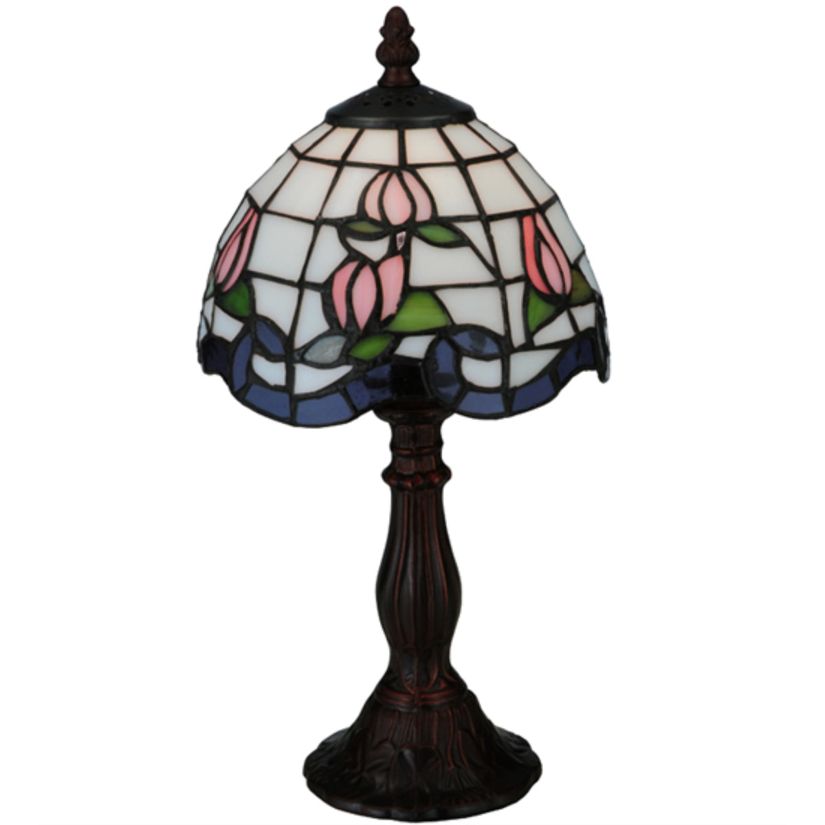 14'H Roseborder Mini Lamp