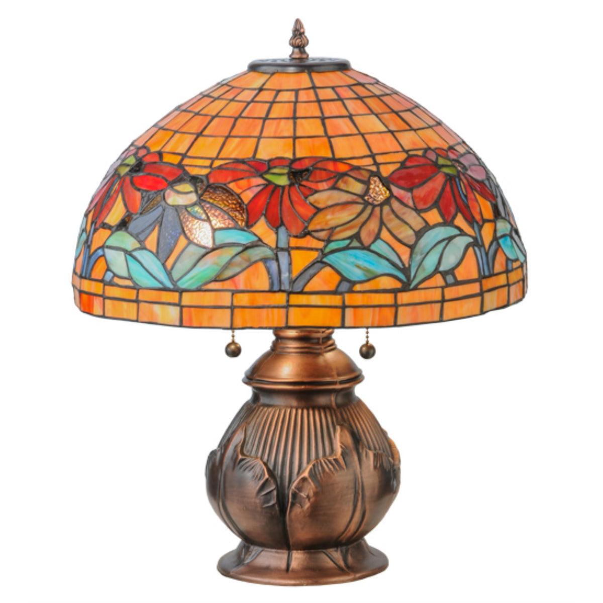 19.5'H Black Eyed Susan Table Lamp