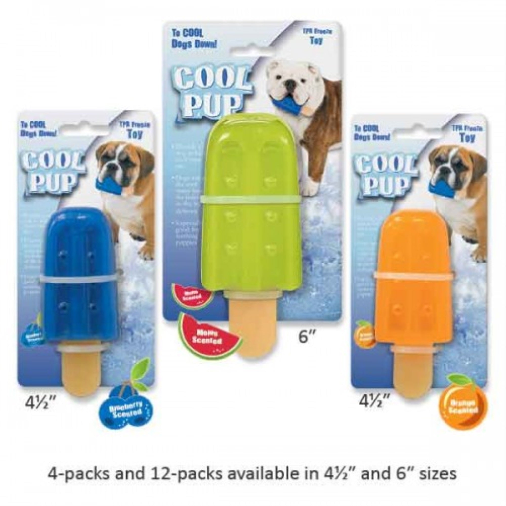 Cool Pup Toy Large Popsicle Orange