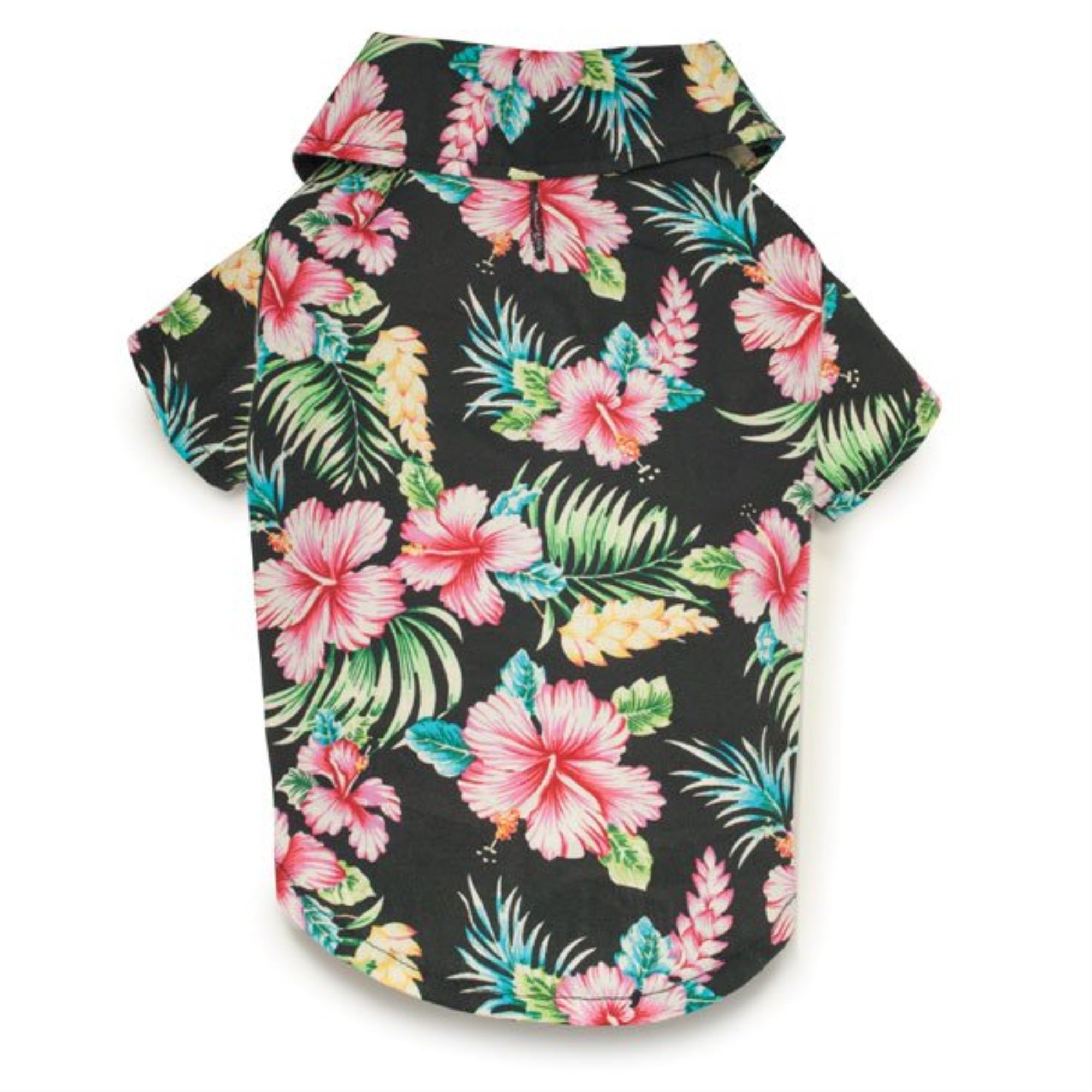 Cc Hawaiian Breeze Camp Shirt Medium Black
