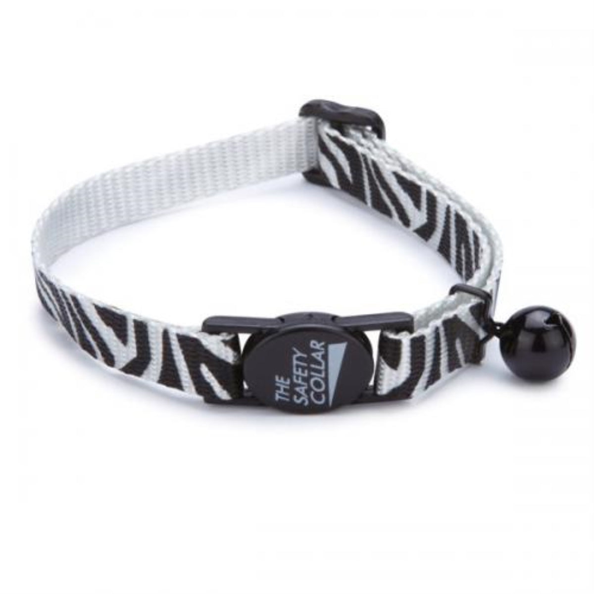 Mt Animalprint Cat Collar 8-12In Zebra