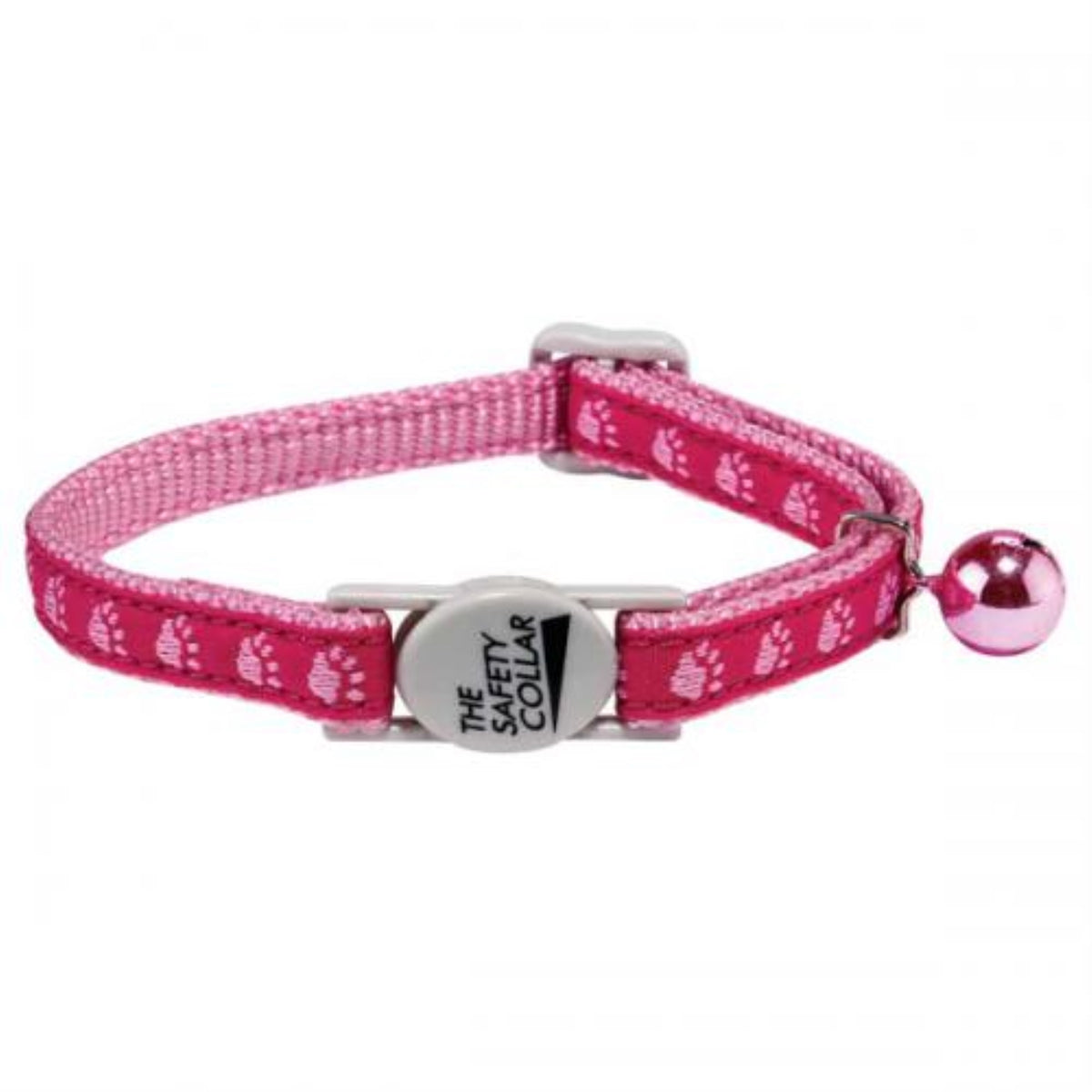 Mt Twotone Pawprint Collar Pink