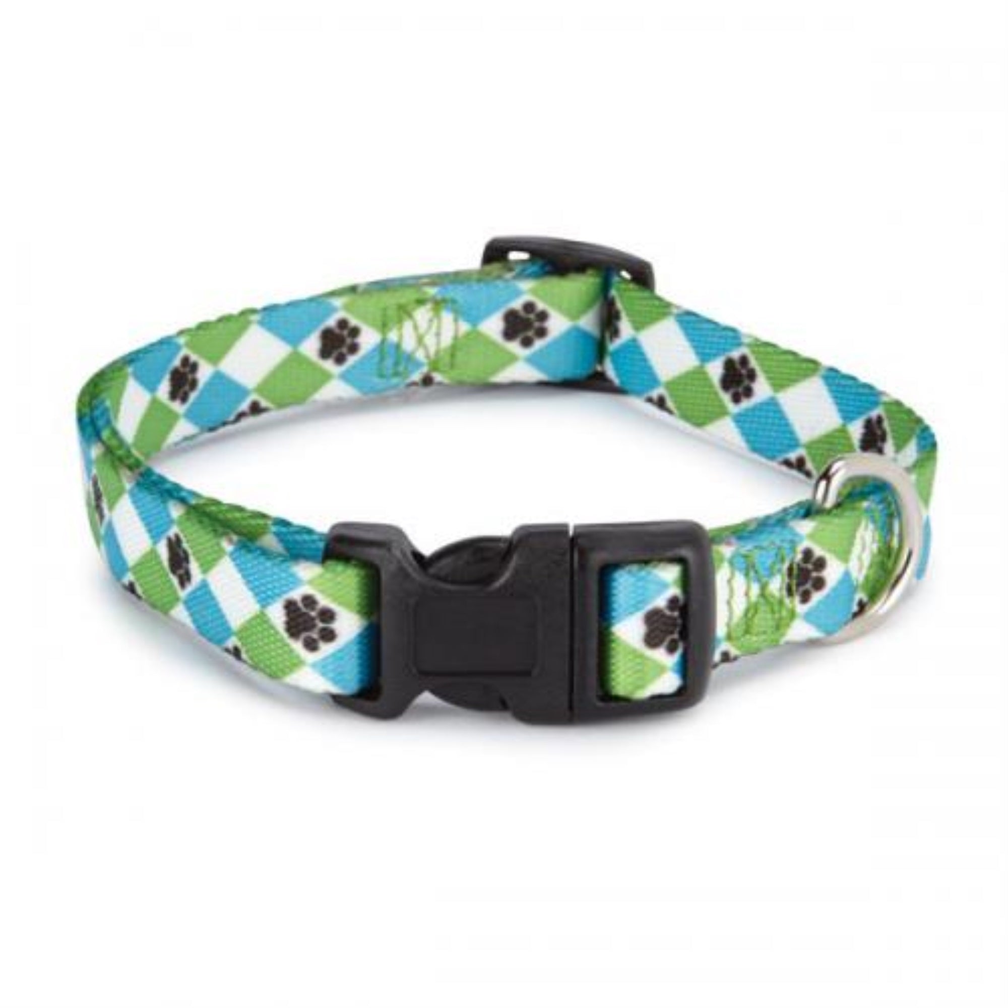 Casual Canine Patterns Collar Argyle 10-16In Blue