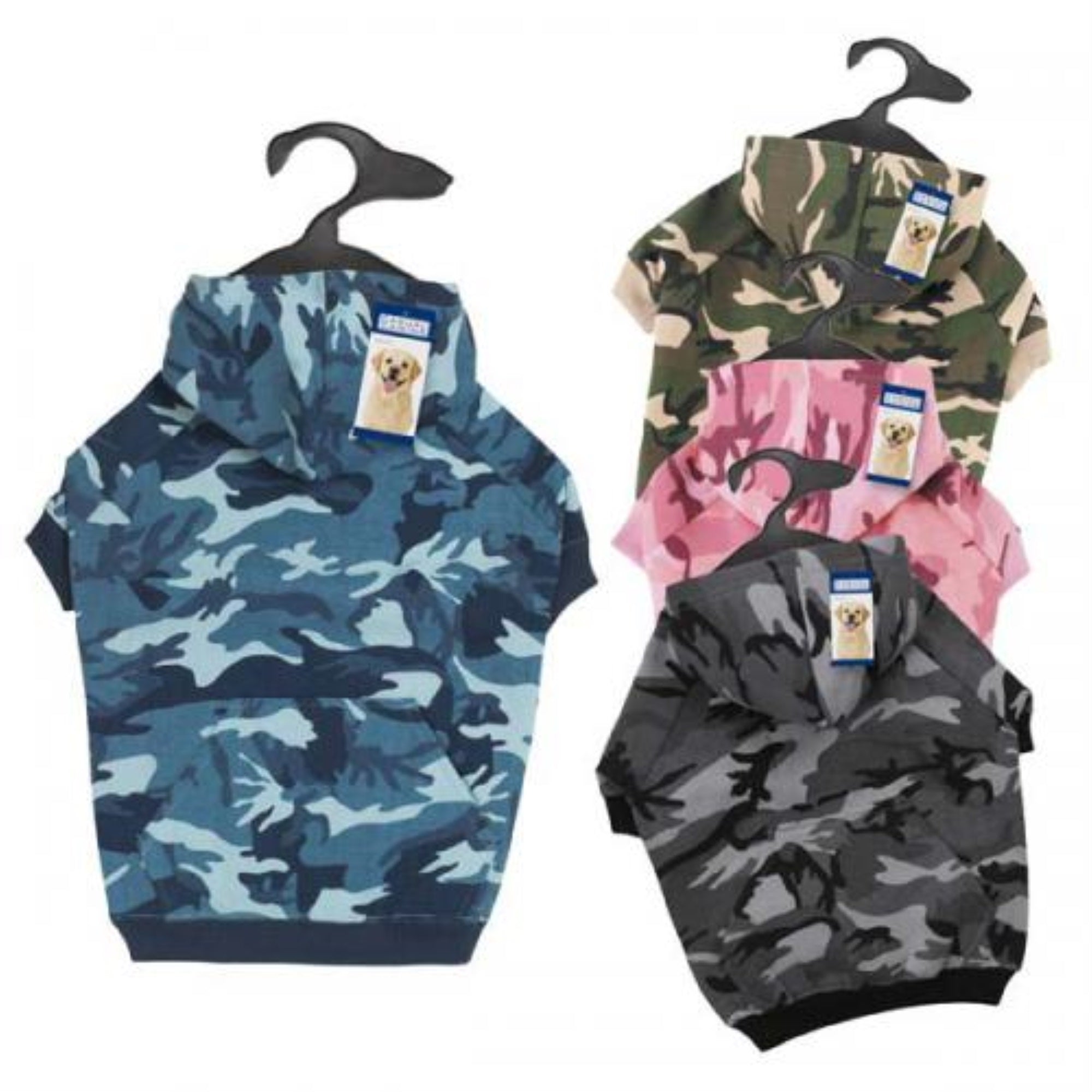 Casual Canine Camo Hoodie Xl Pink