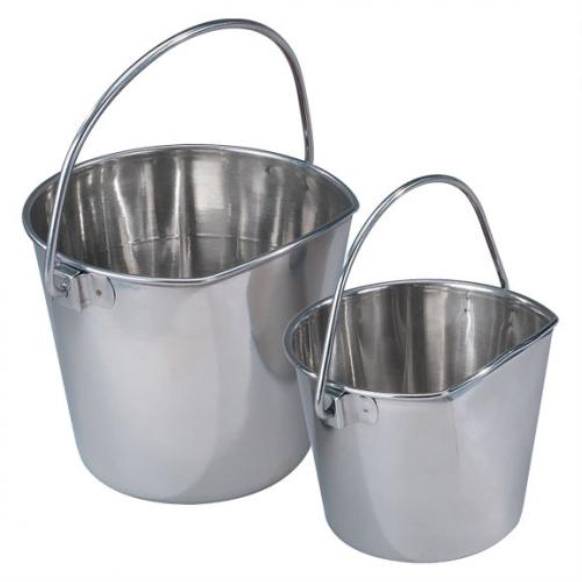 Proselect Stainless Flat Sided Pail 6Qt
