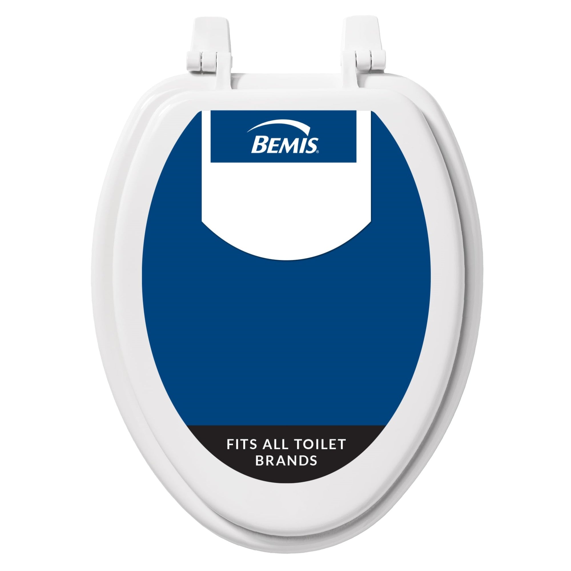 Bemis Elongated Enameled Wood Toilet Seat In White