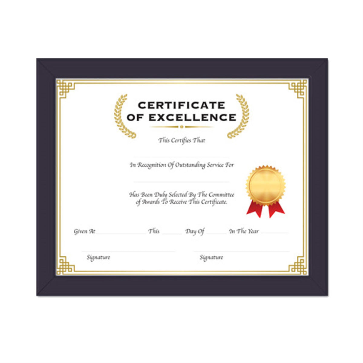 Bazic 11' X 14' Multipurpose Certificate Frame W/ Glass Cover