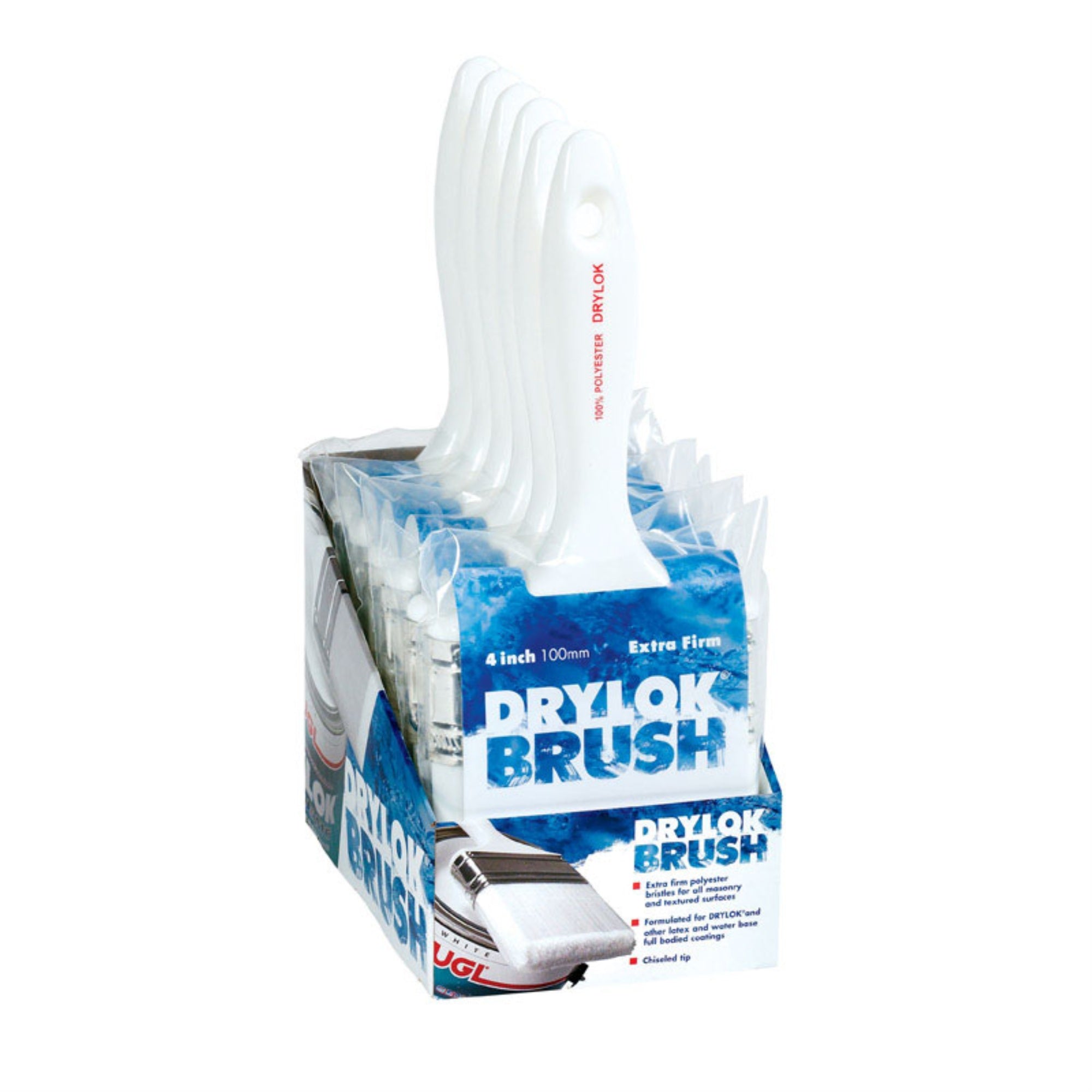 Drylok Brush 4 Asst (Pack Of 6)
