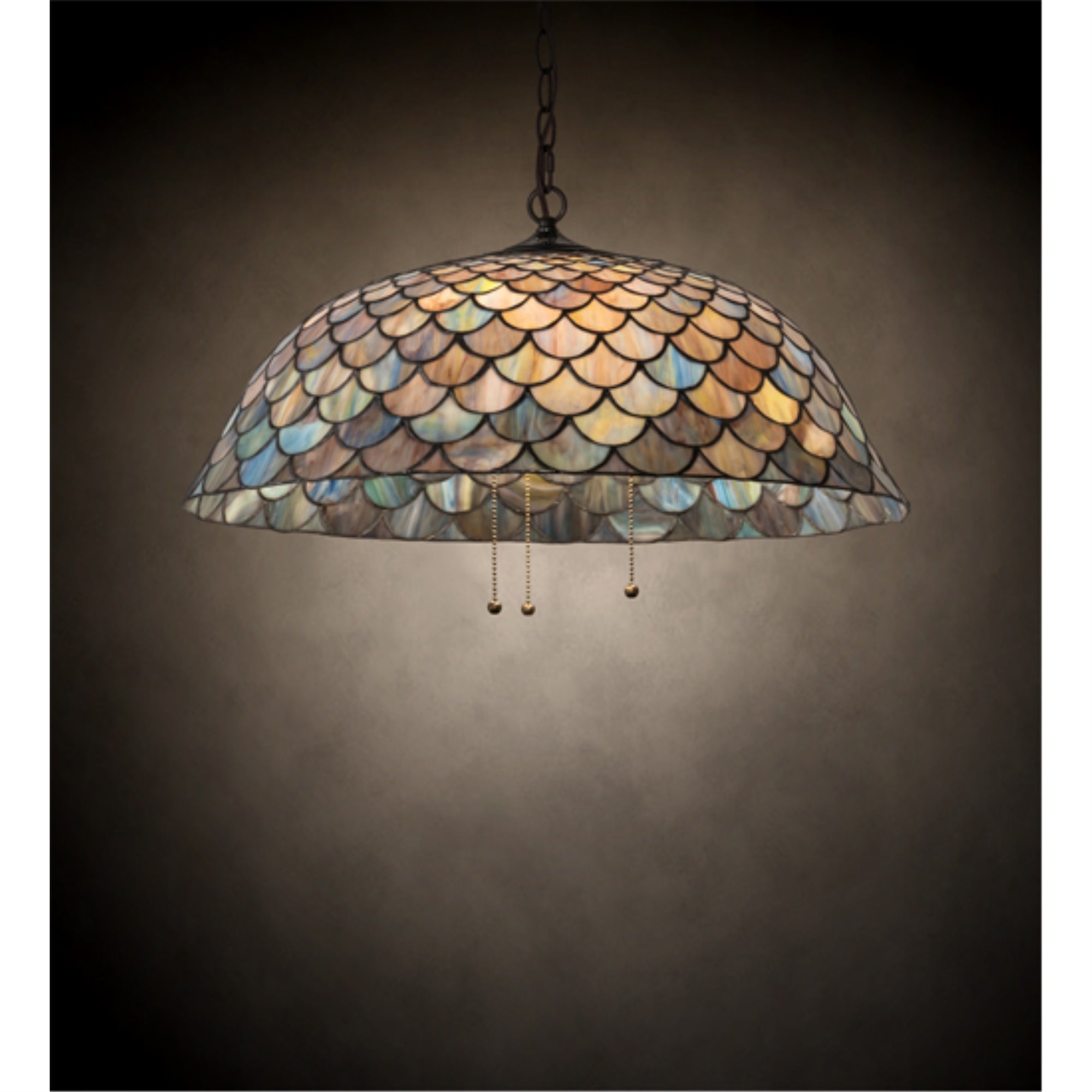 24' Wide Tiffany Fishscale Pendant
