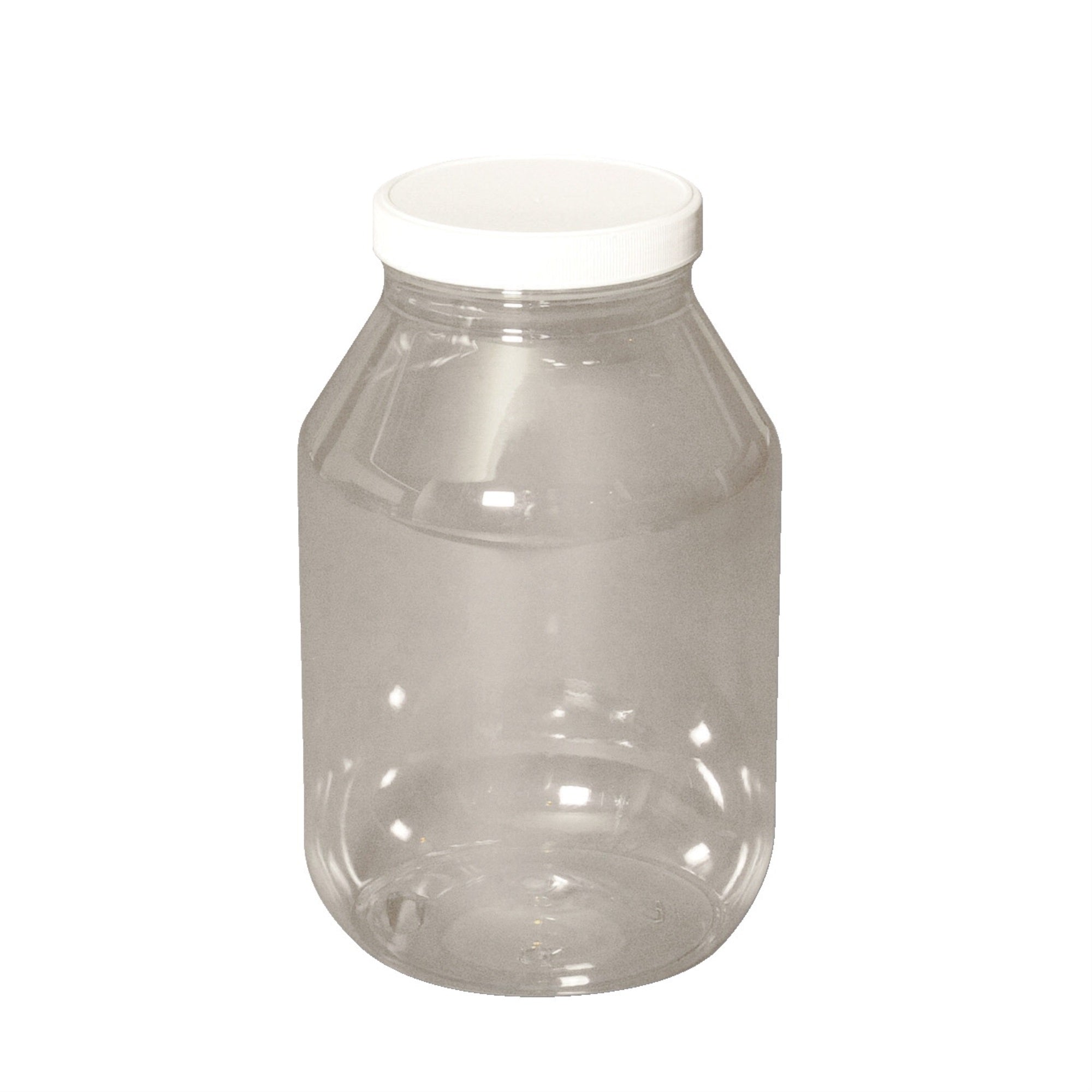 Gsc Frey Scientific Unbreakable Jar, 1 Gal, Polyethylene Terephthalate Jar, Polypropylene Lid