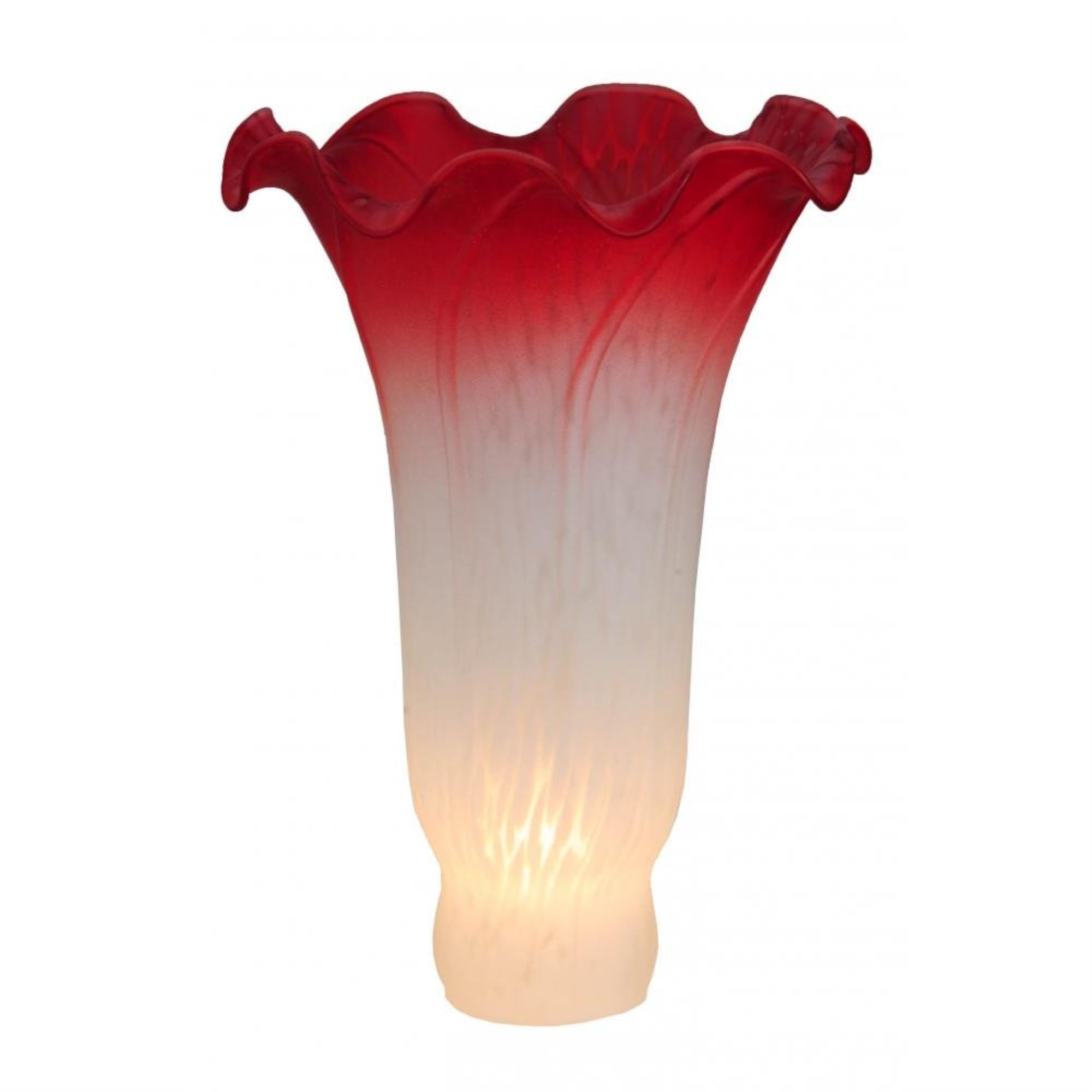 4' Wide X 6' High Pink/White Pond Lily Shade