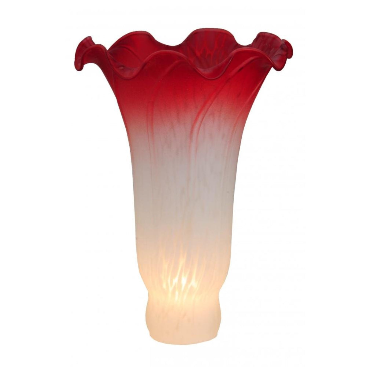 4' Wide X 6' High Pink/White Pond Lily Shade
