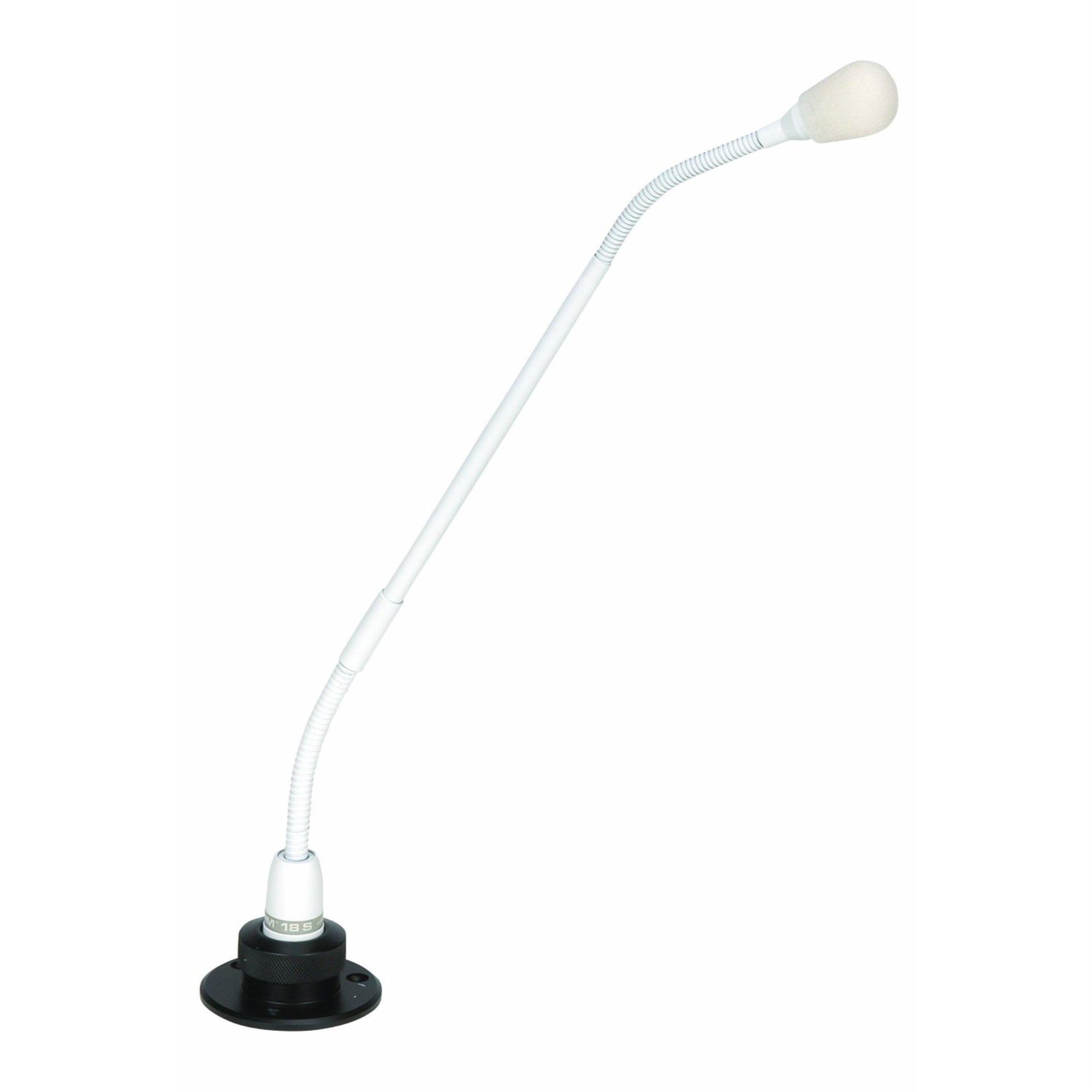 White The Pm 18S Is Truly The Ultimate Podium Microphone, Offering A Unique Combination Of Features To Suit Any Formal Speaking Application