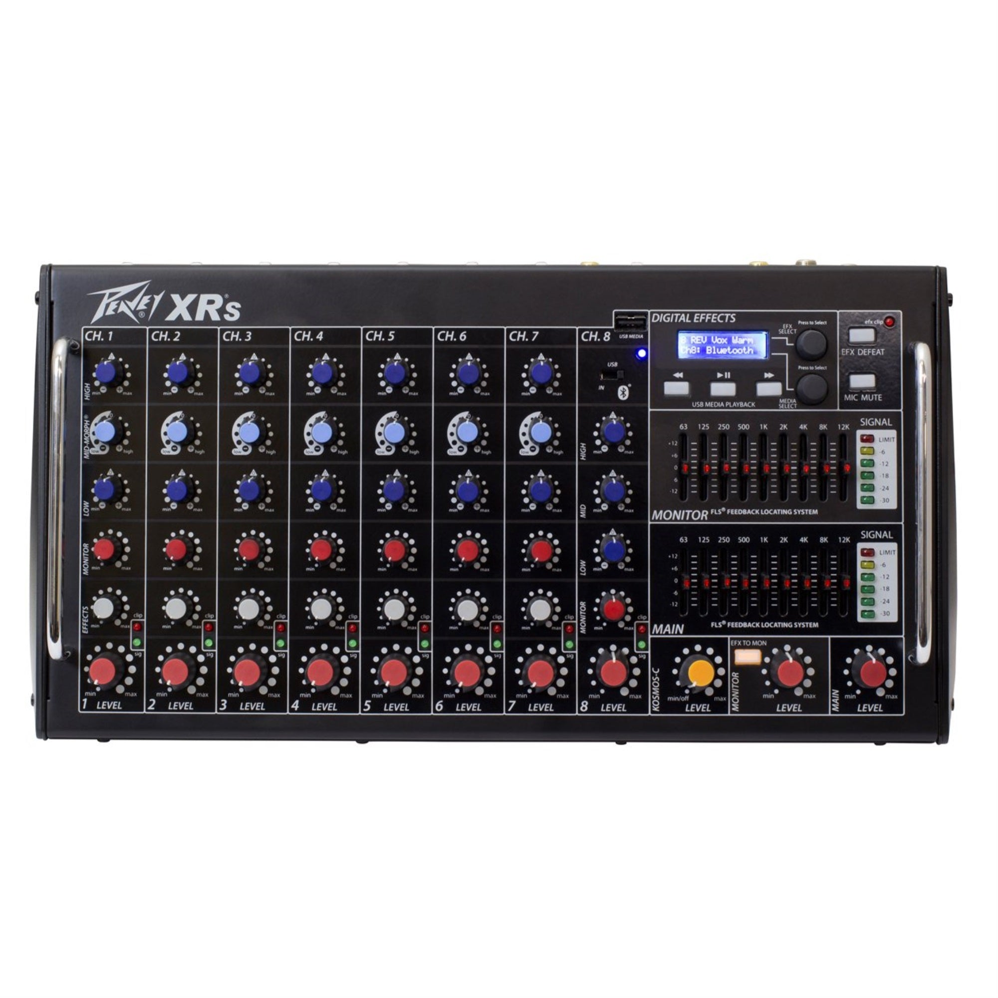 The Xr-S Powered Mixer Incorporates An 8-Channel Mixer & 1,000 Watts Of Power (1,500 Watts Peak) Into A Feature-Rich, Conveniently Sized Package