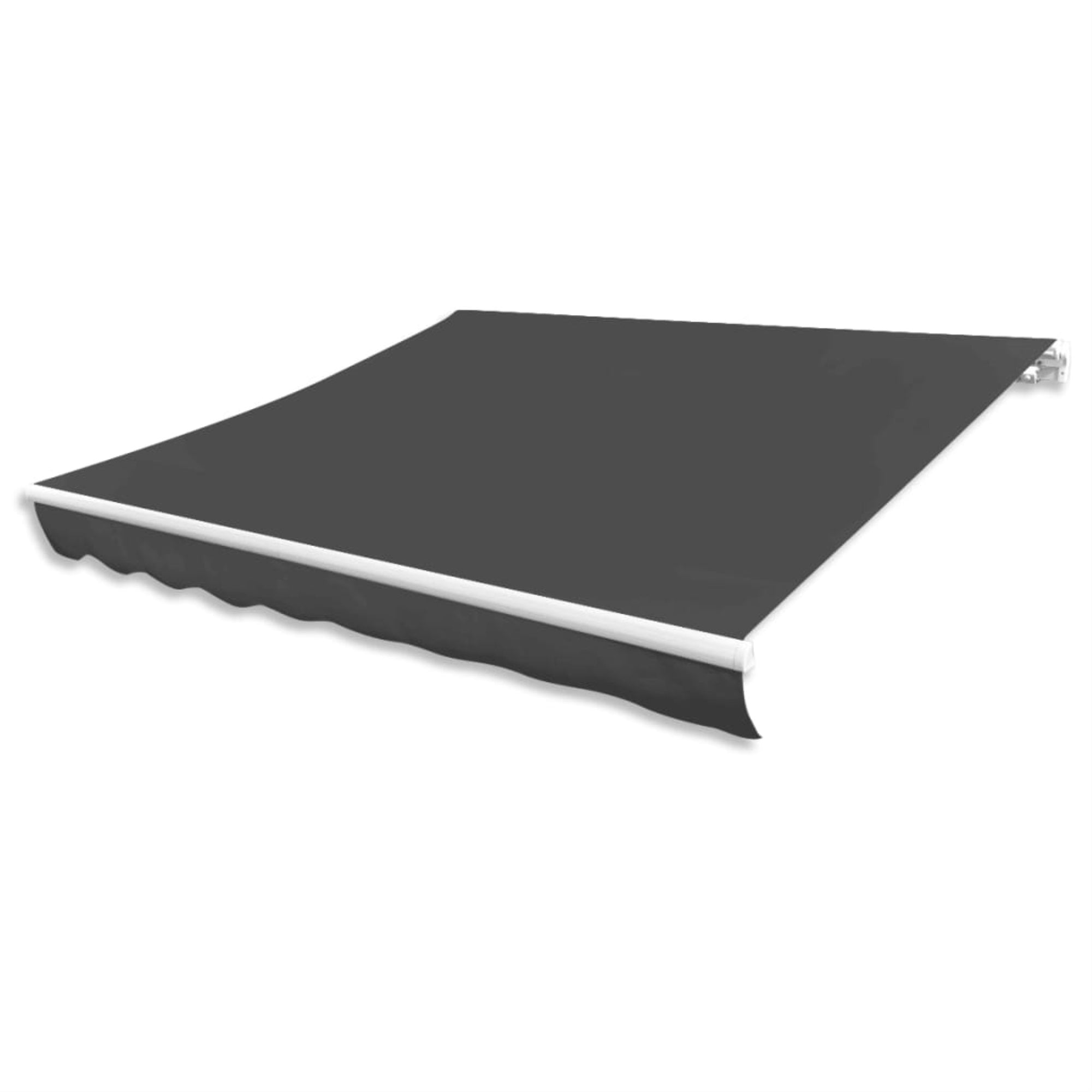 Vidaxl Awning Top Sunshade Canvas Anthracite 157.5'X118.1'