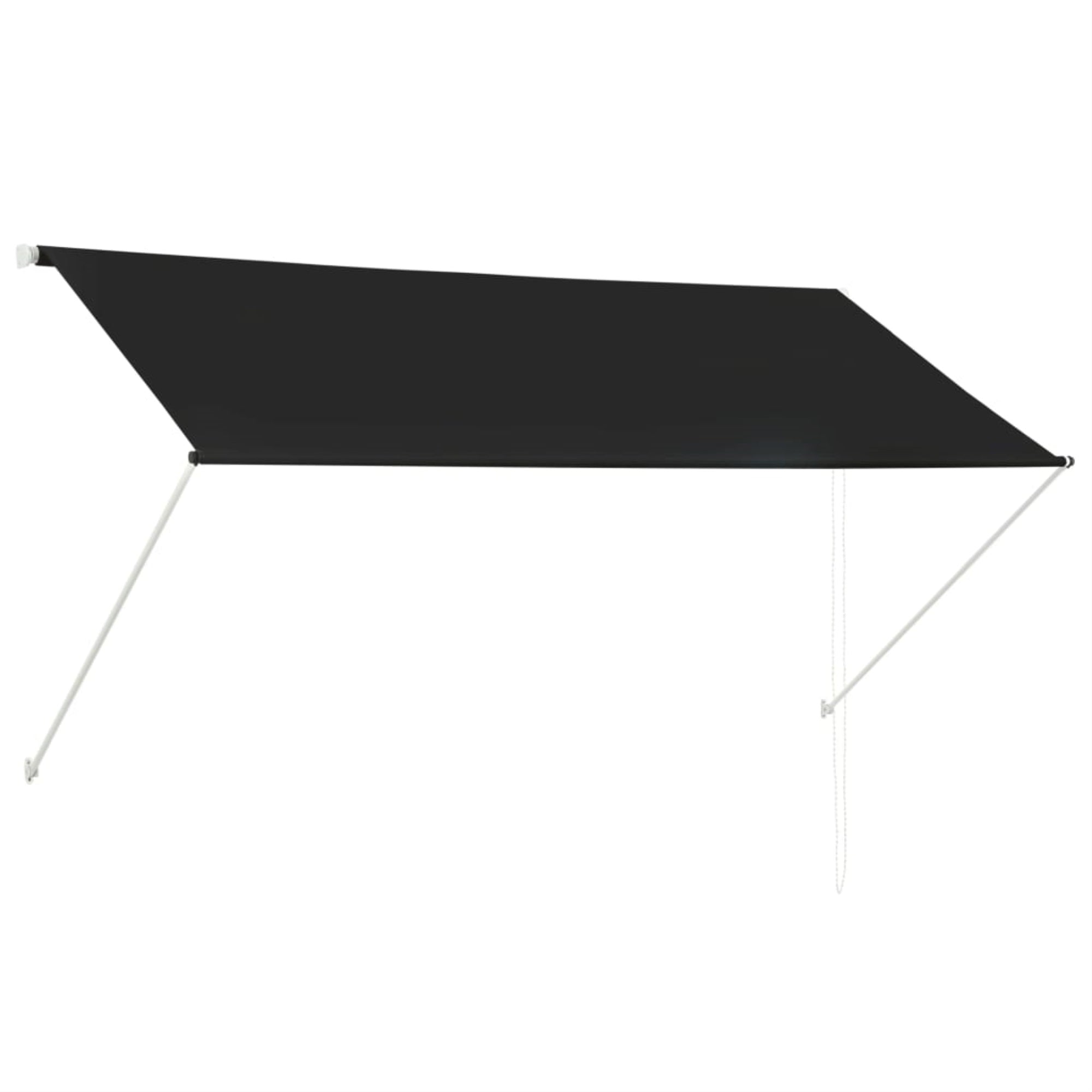 Vidaxl Retractable Awning 98.4'X59.1' Anthracite