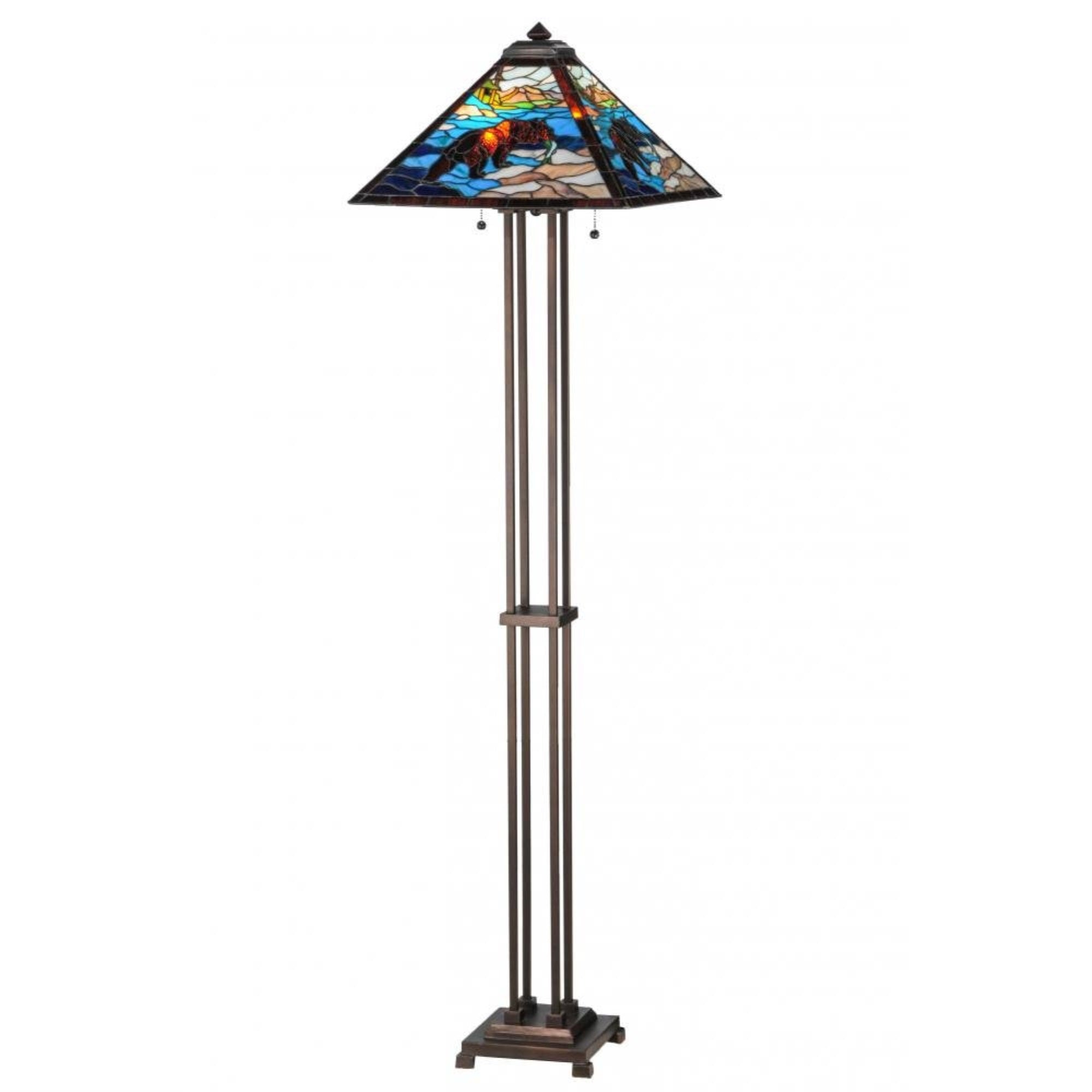 62.5' High Grizzly Bear Floor Lamp