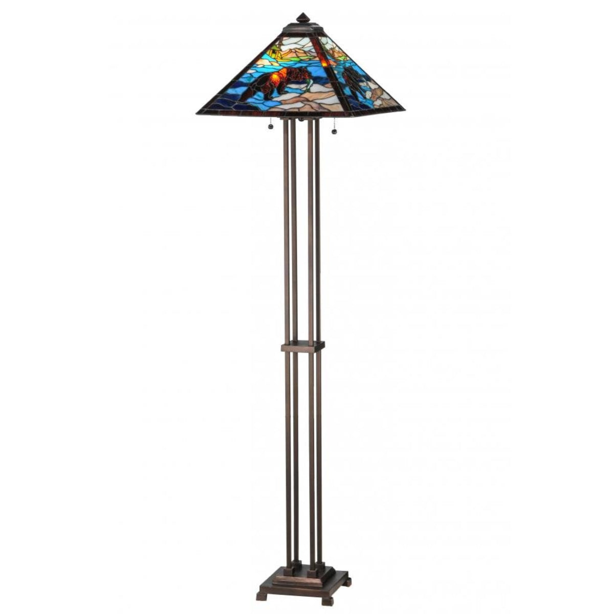 62.5' High Grizzly Bear Floor Lamp