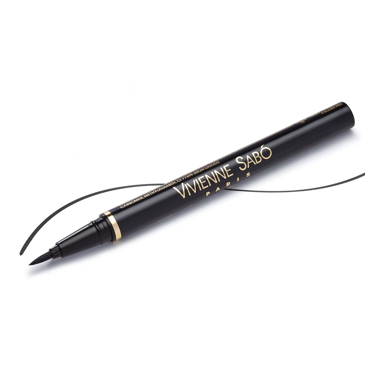 Vivienne Sab Eyeliner Pen - Feutre Fin, Black