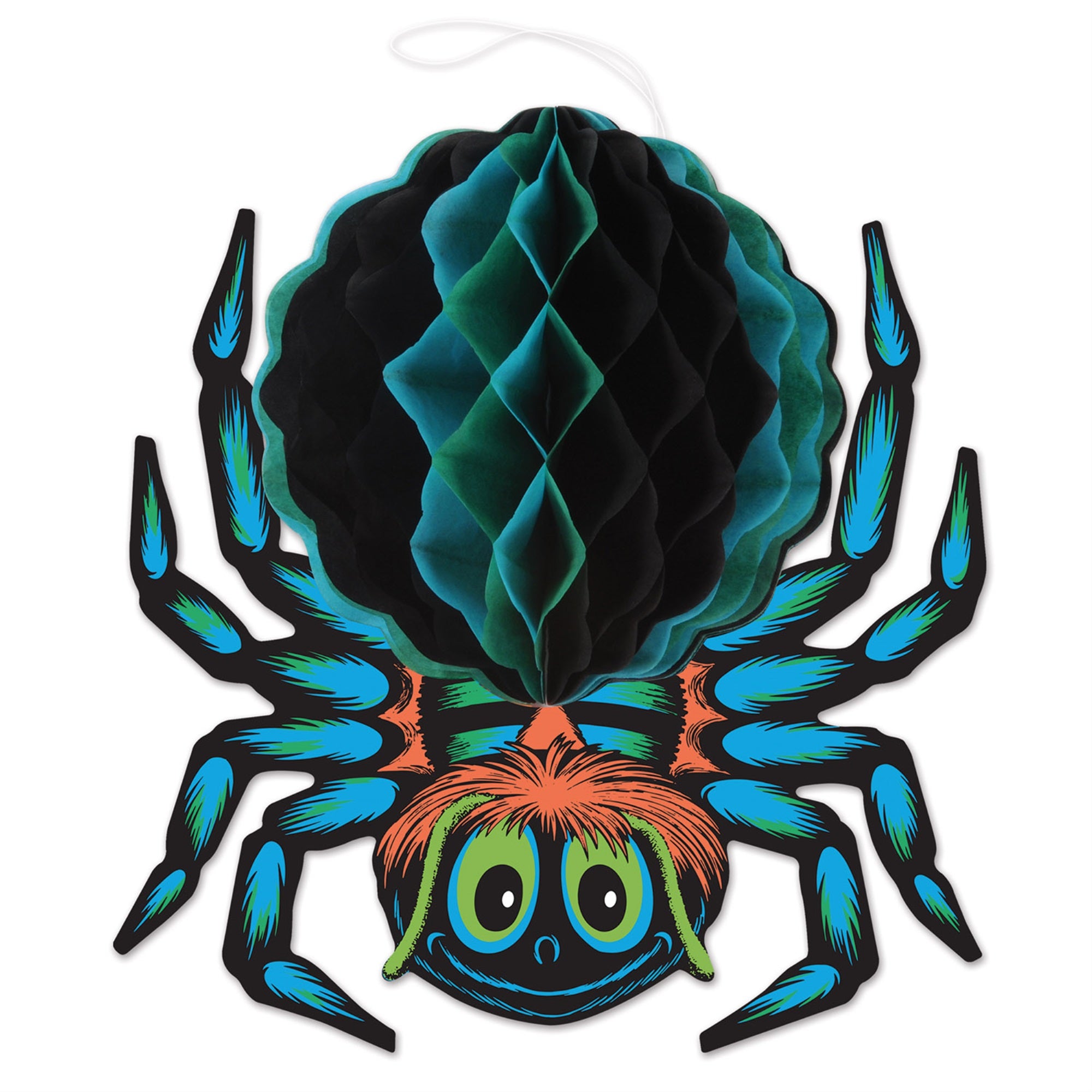 Vintage Halloween Tissue Spider, (Pack Of 12)