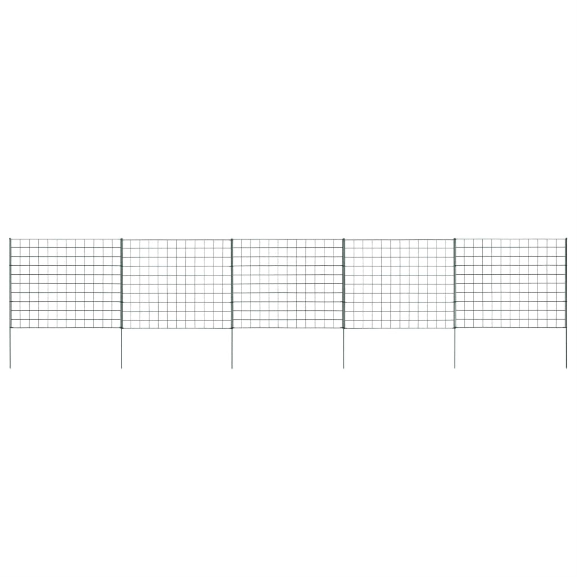 Vidaxl Pond Fence Set 30.5'X25.2' Green