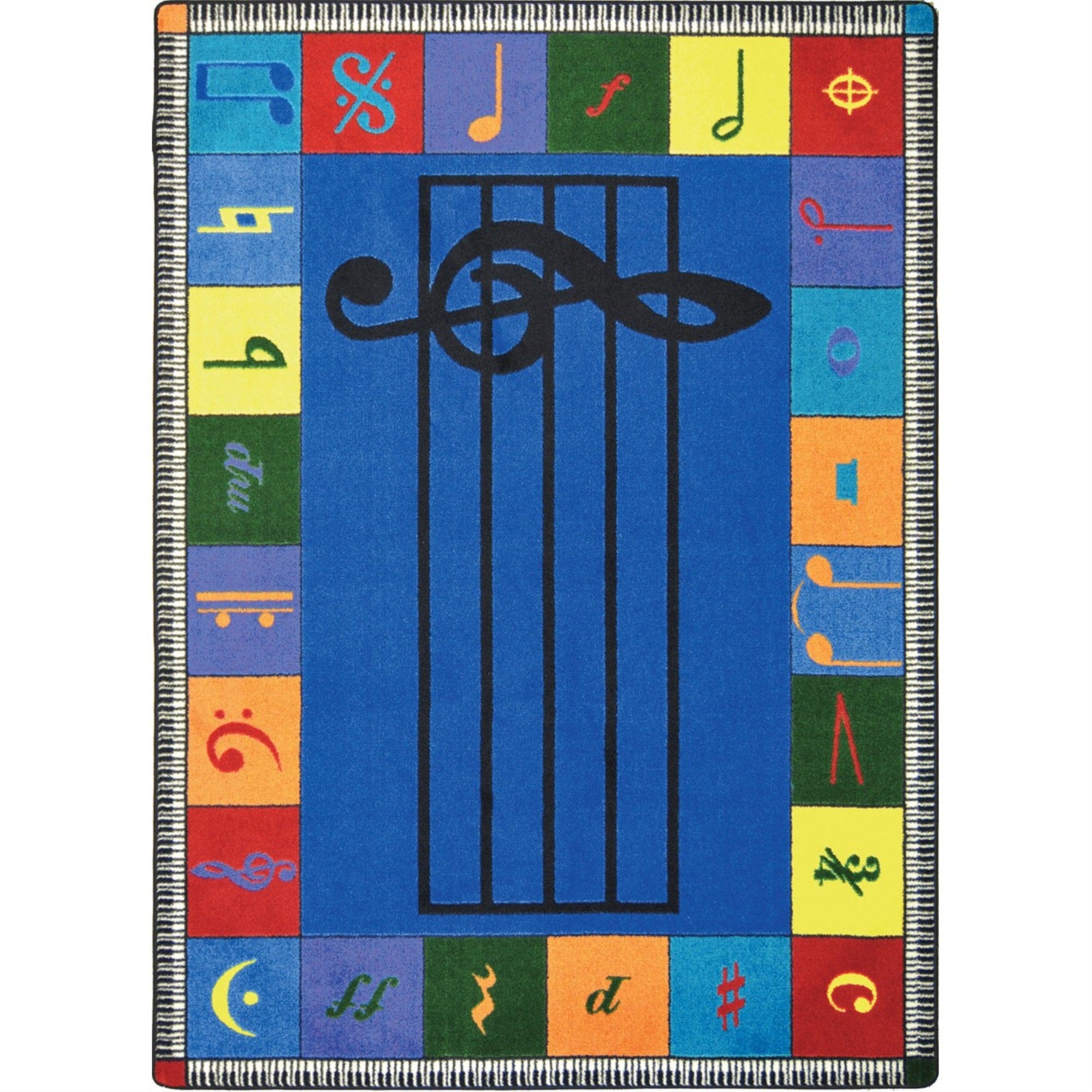 Note Worthy (Elementary) 10'9″ x 13'2″ area rug in color Multi