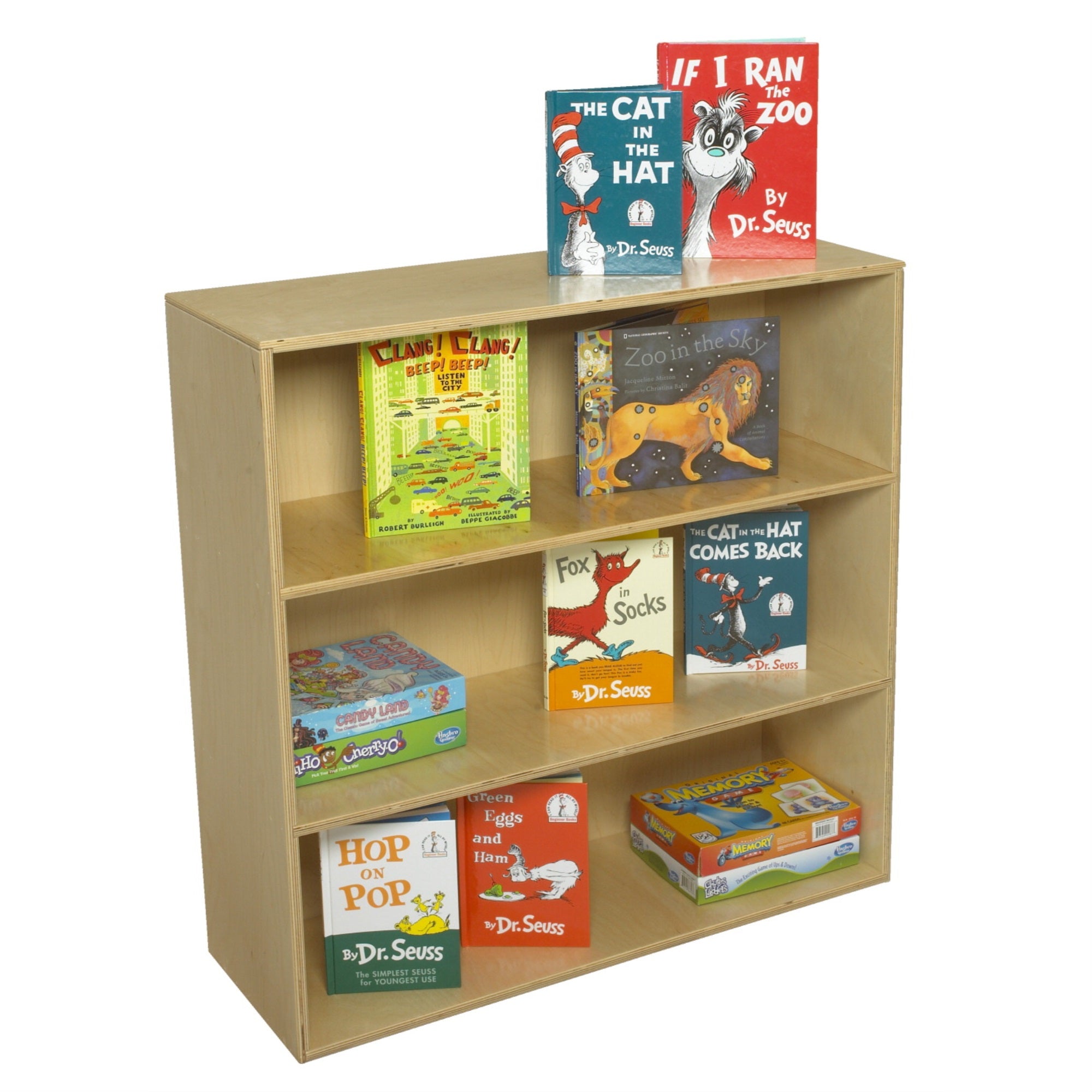 Childcraft 3-Shelf Storage Unit, 35-3/4 X 13 X 36 Inches