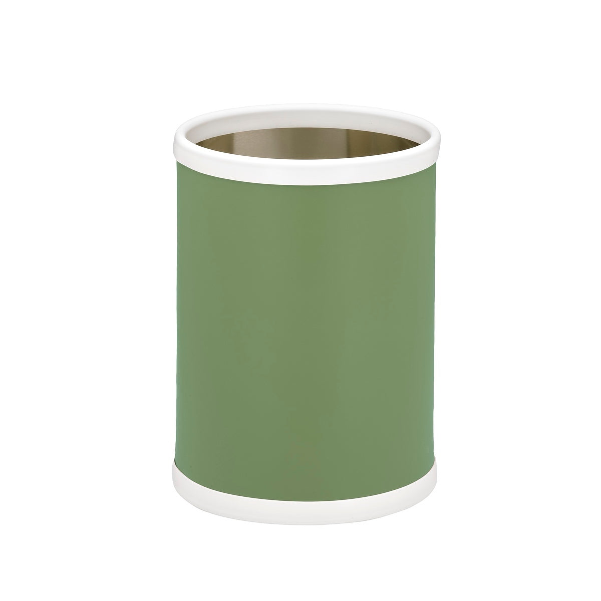 Mist Green 10.75 Inches Rd. Waste Basket