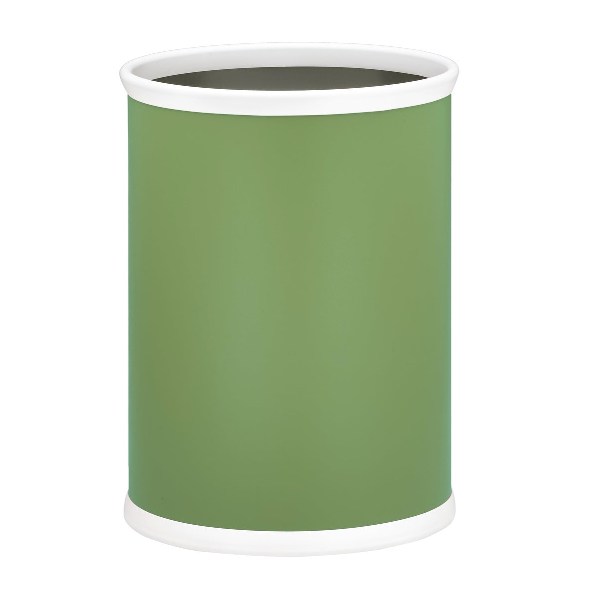 Mist Green 14 Inches Oval Waste Basket