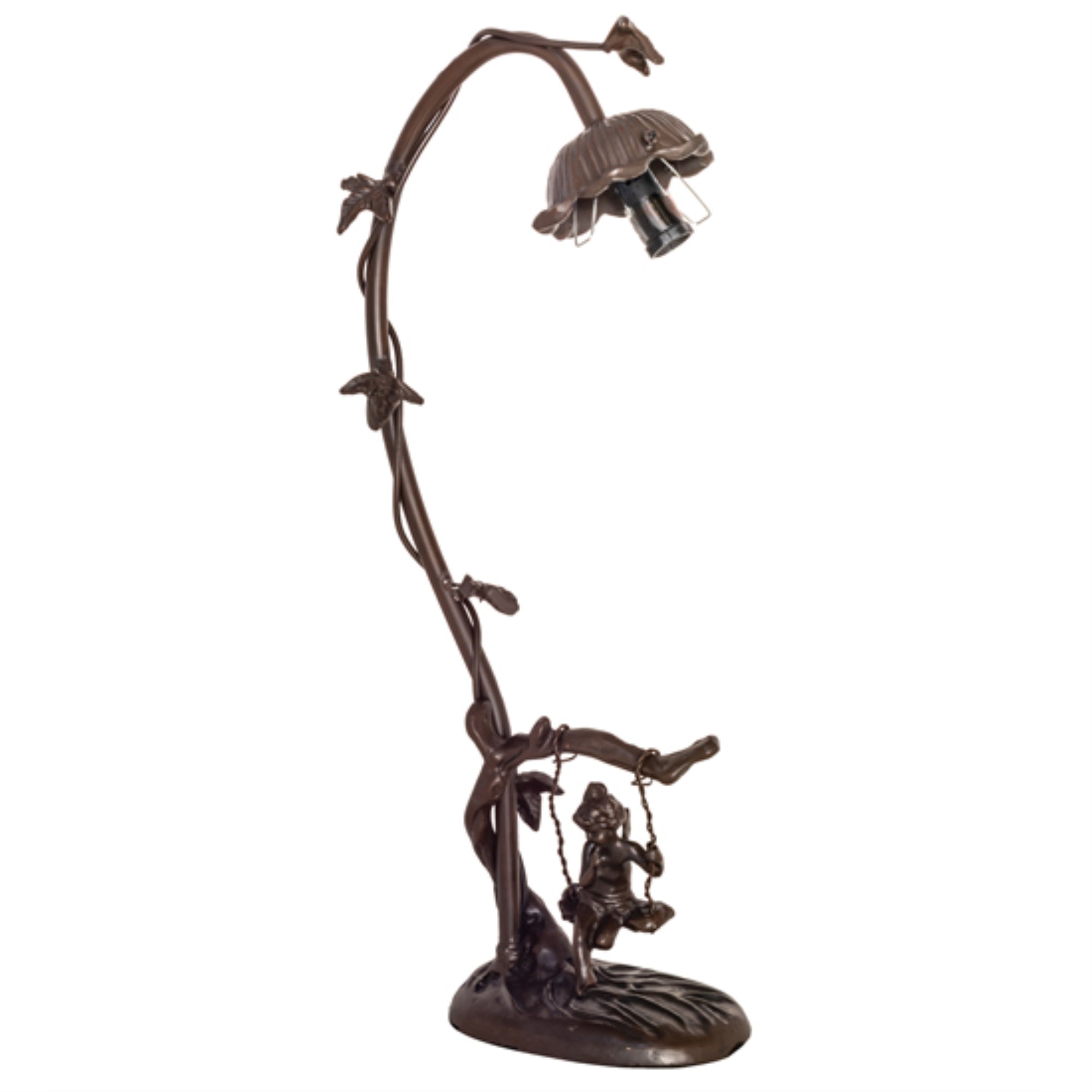 16' High Cherub On Swing Accent Lamp